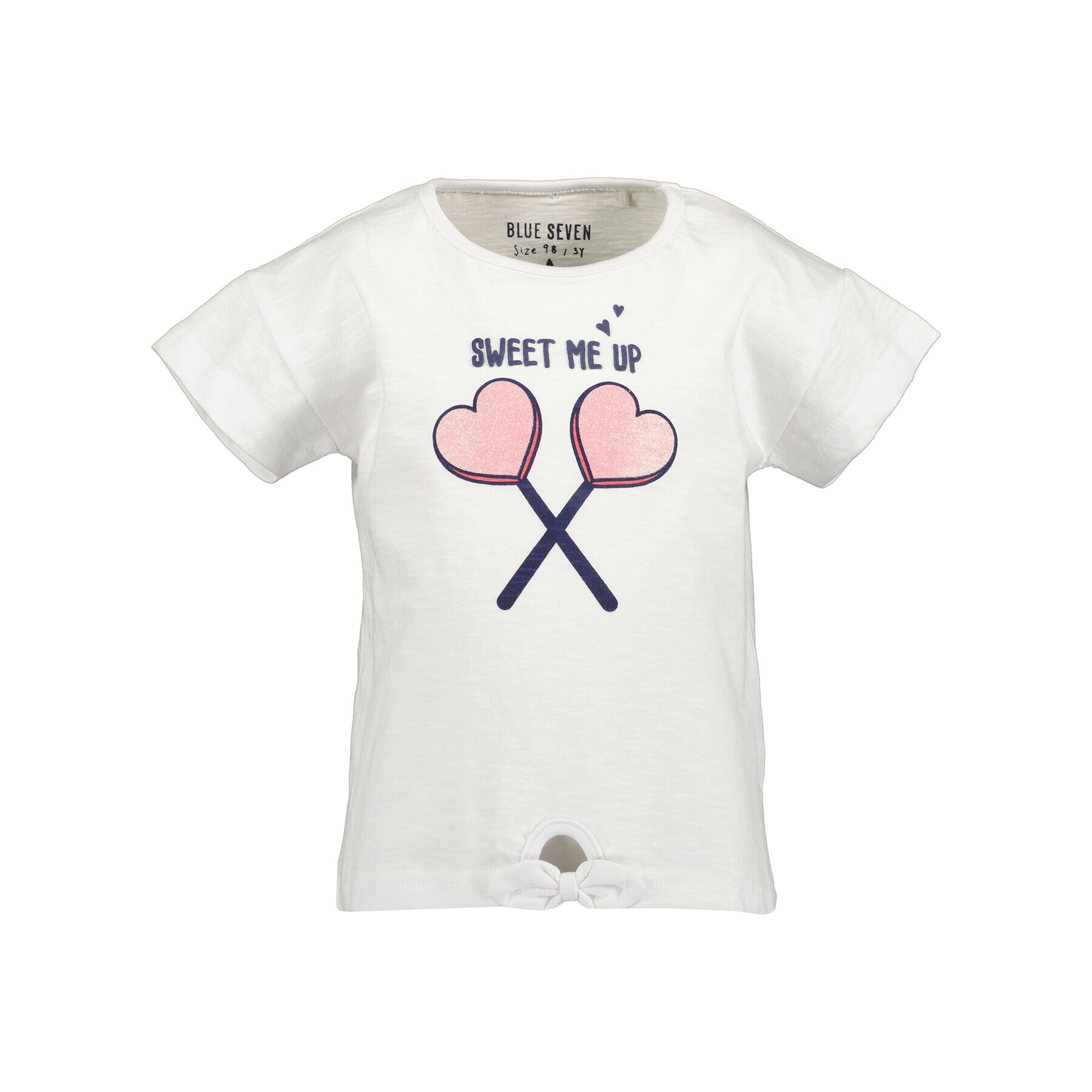 Blue Seven Тишърт 702267 X Бял Regular Fit - Pepit.bg