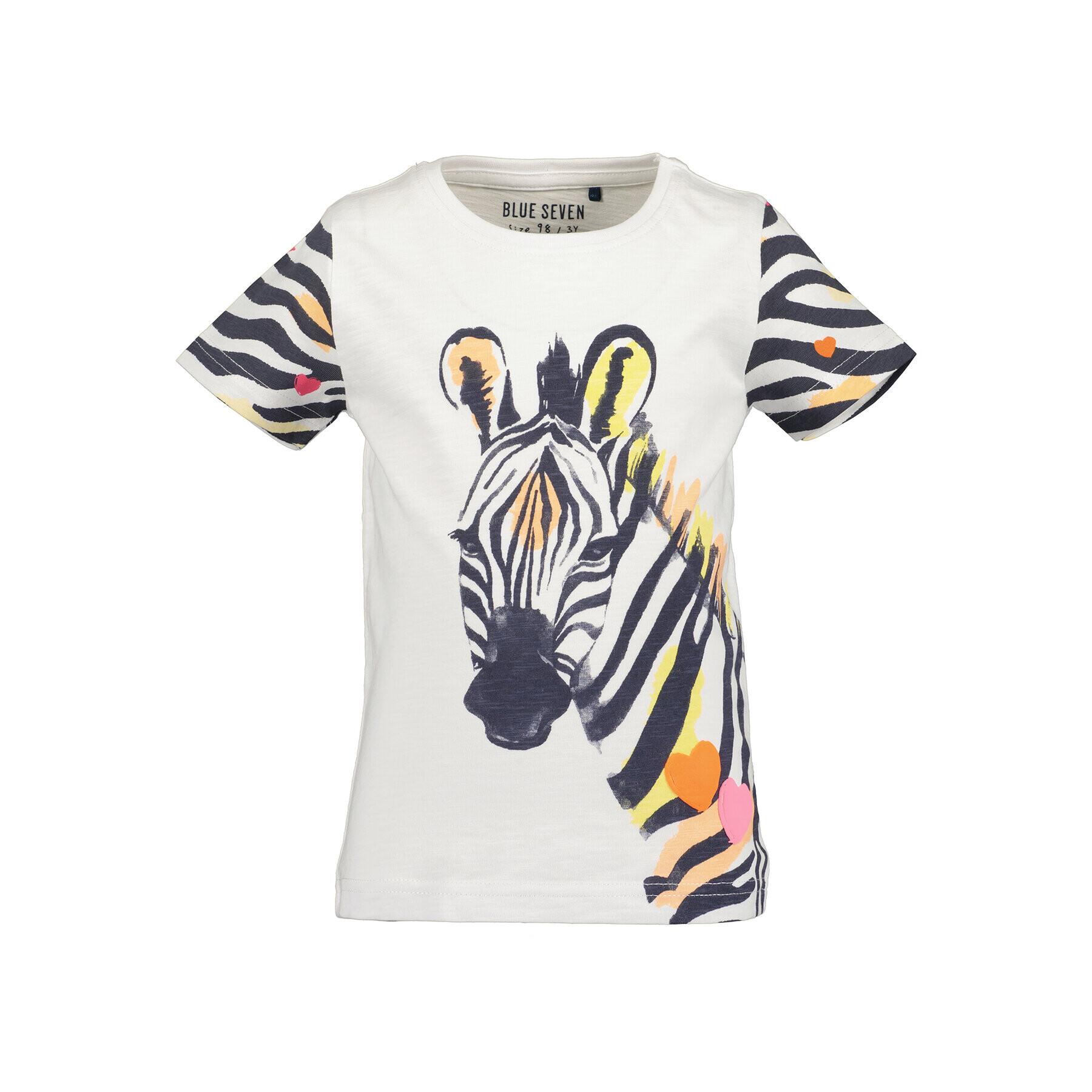 Blue Seven Тишърт 702271 X Бял Regular Fit - Pepit.bg