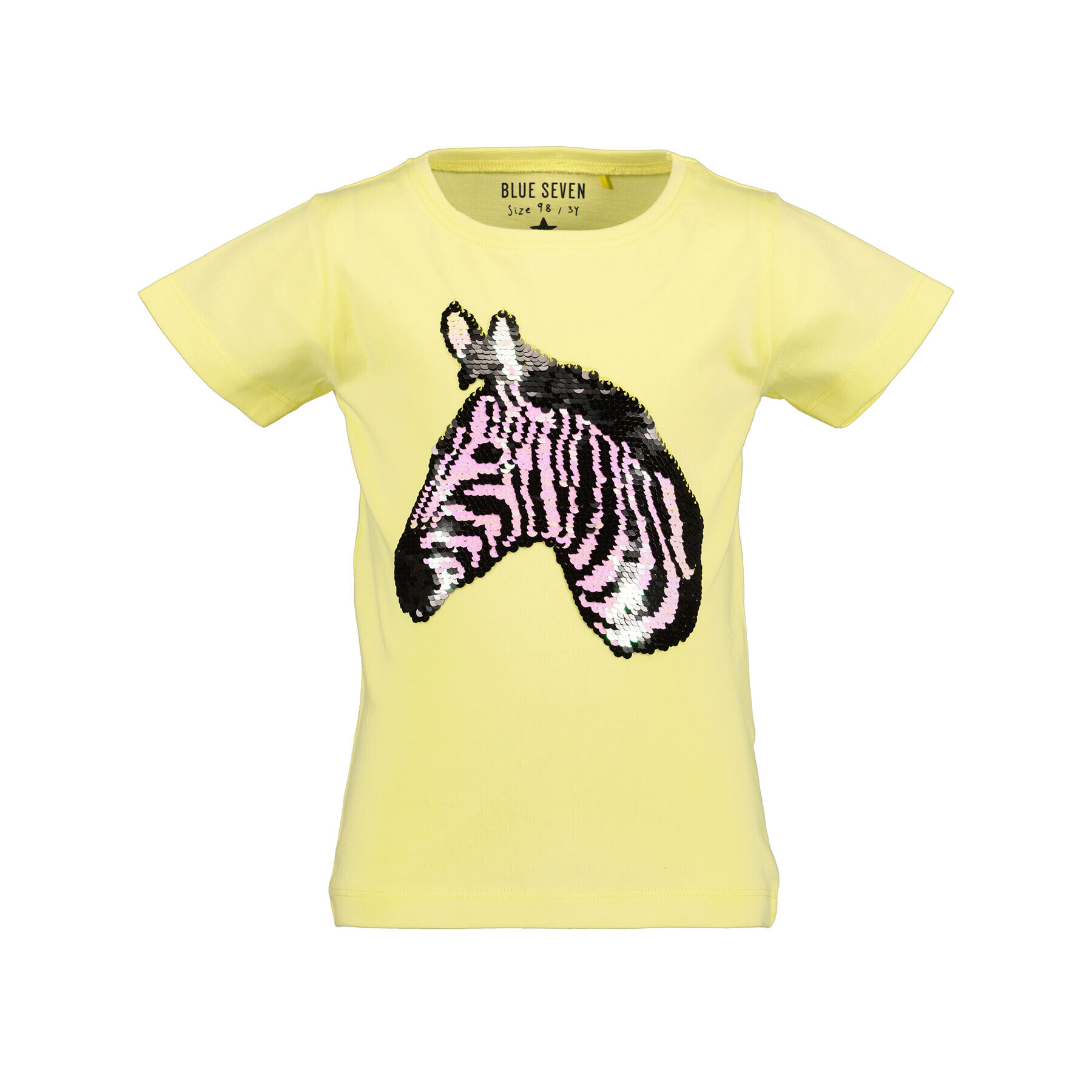 Blue Seven Тишърт 702273 X Жълт Regular Fit - Pepit.bg