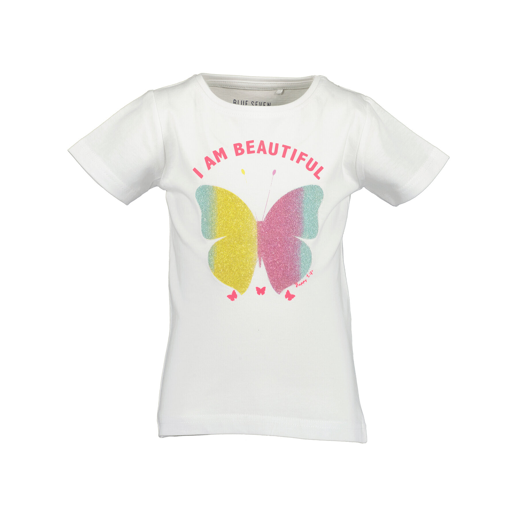 Blue Seven Тишърт 702282 X Бял Regular Fit - Pepit.bg