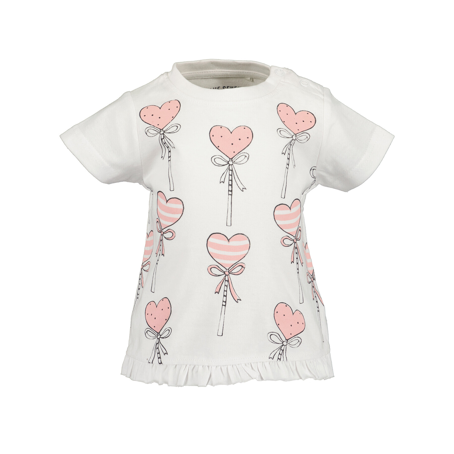 Blue Seven Тишърт 901121 X Бял Regular Fit - Pepit.bg