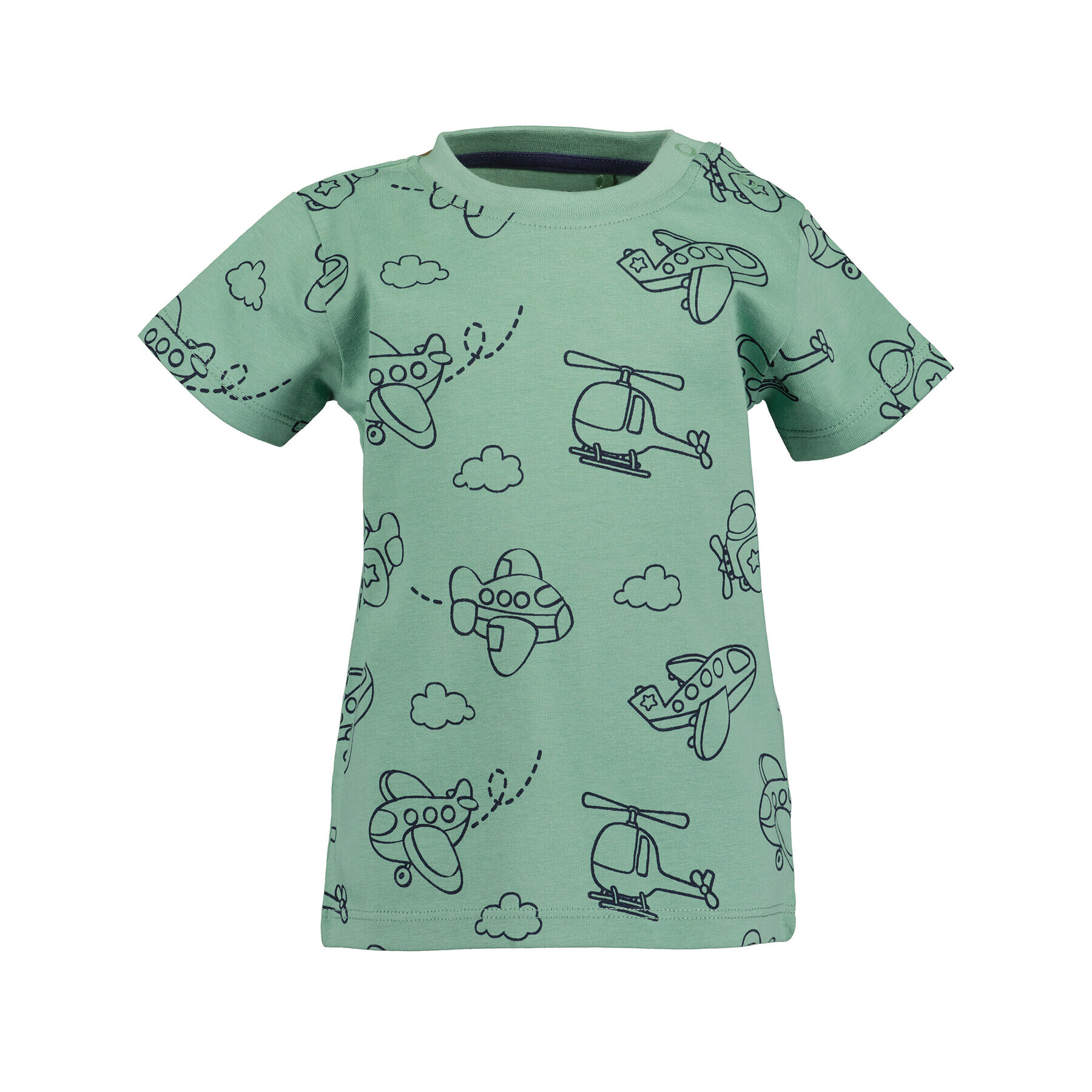 Blue Seven Тишърт 928137 X Зелен Regular Fit - Pepit.bg