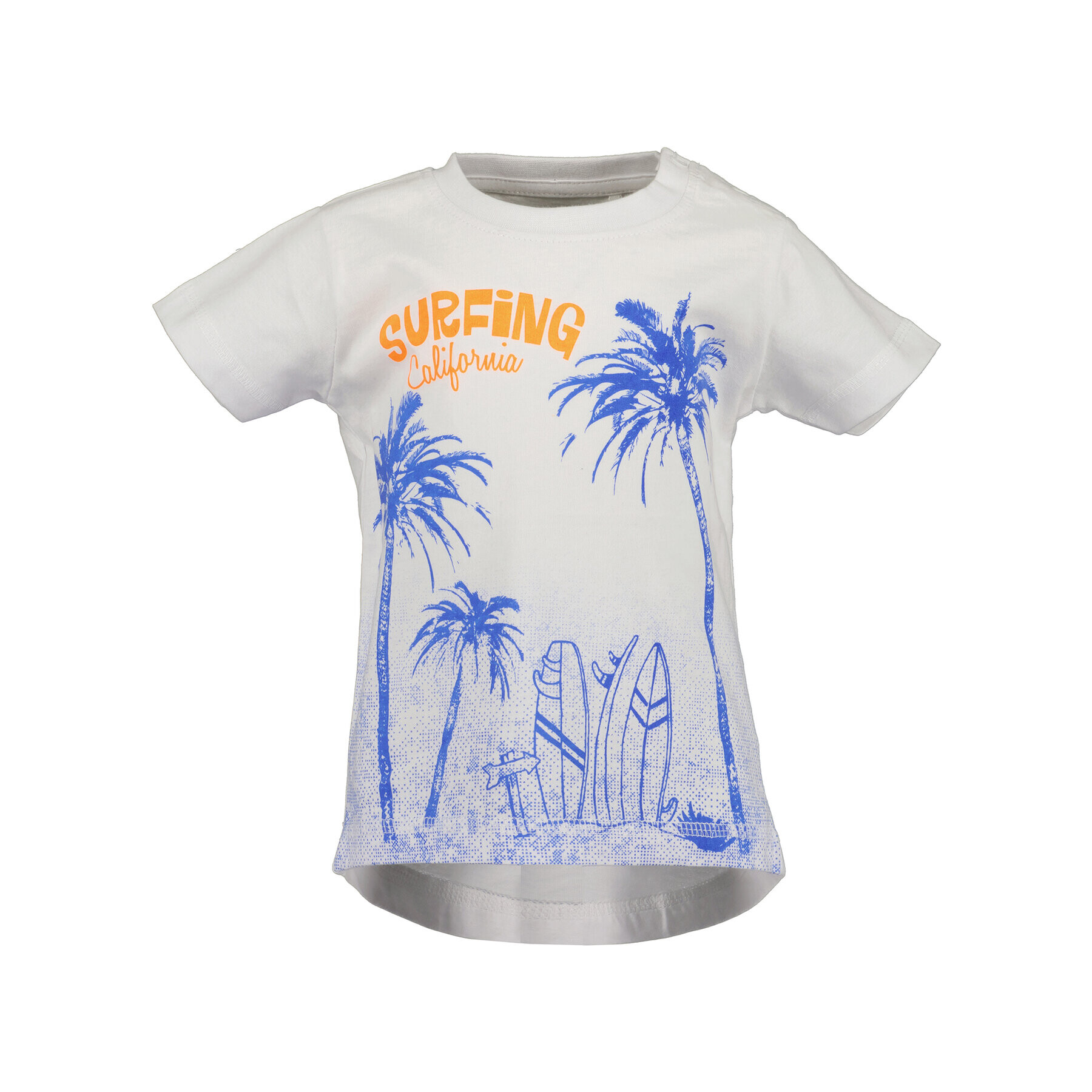Blue Seven Тишърт 928140 X Бял Regular Fit - Pepit.bg