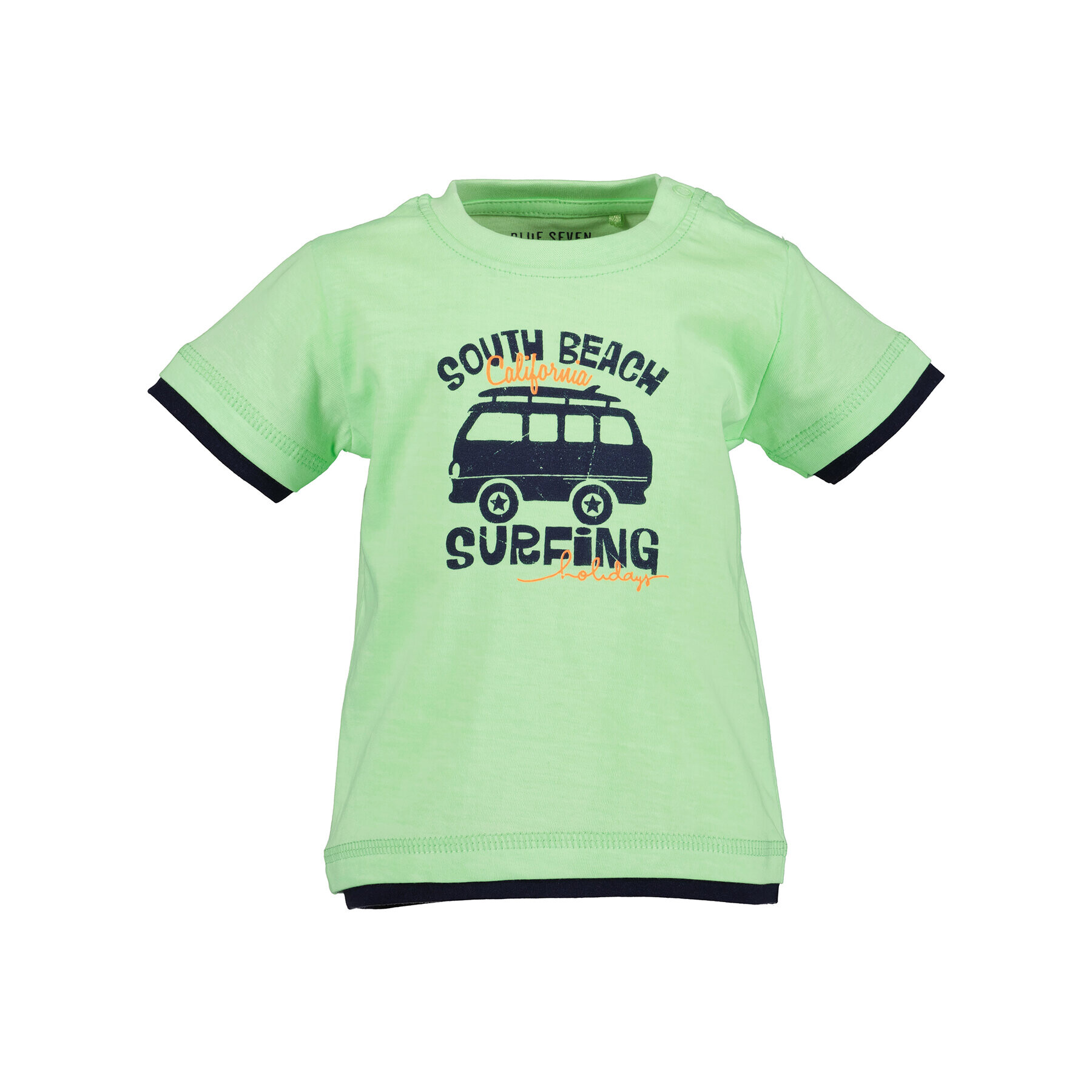 Blue Seven Тишърт 928141 X Зелен Regular Fit - Pepit.bg
