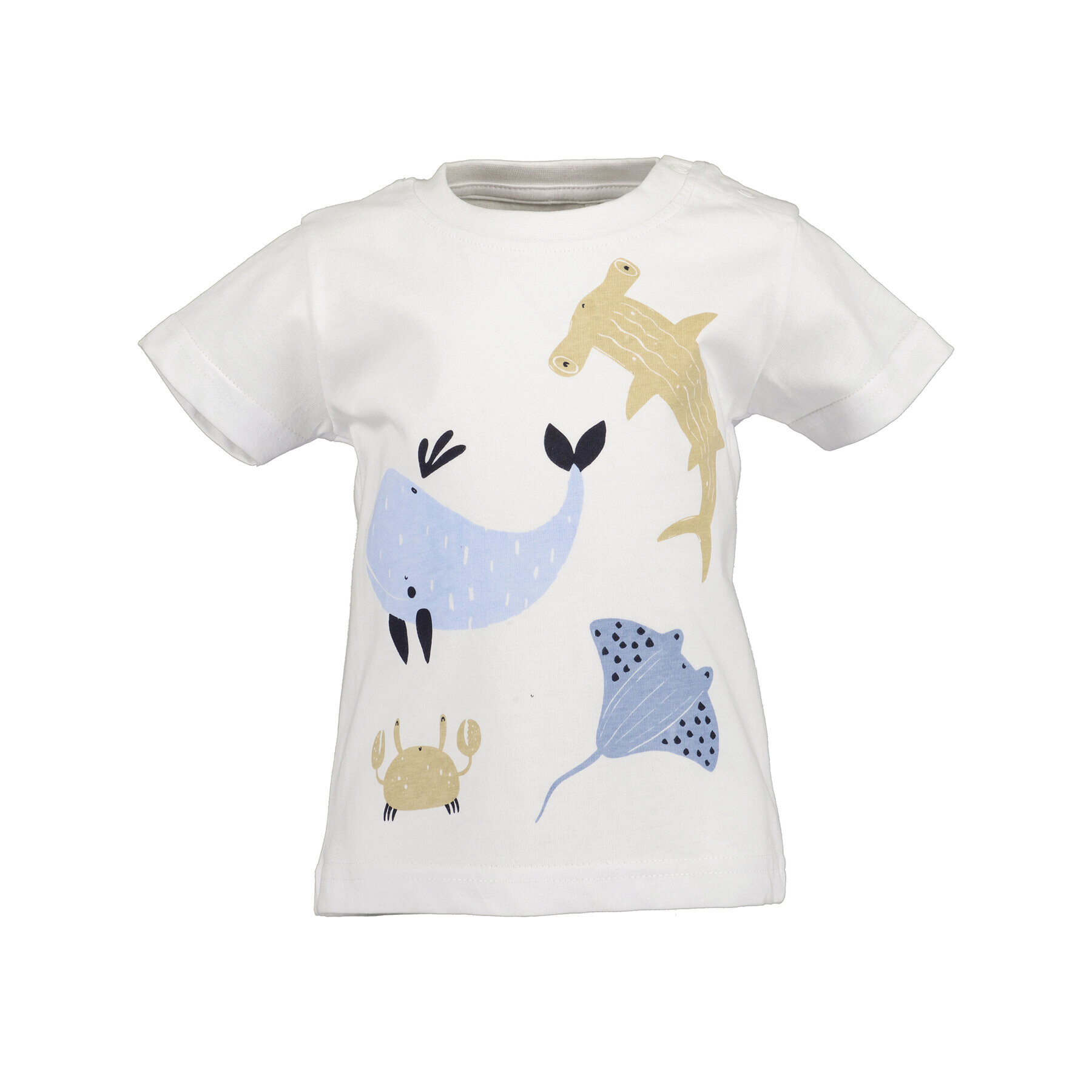Blue Seven Тишърт 928144 X Бял Regular Fit - Pepit.bg