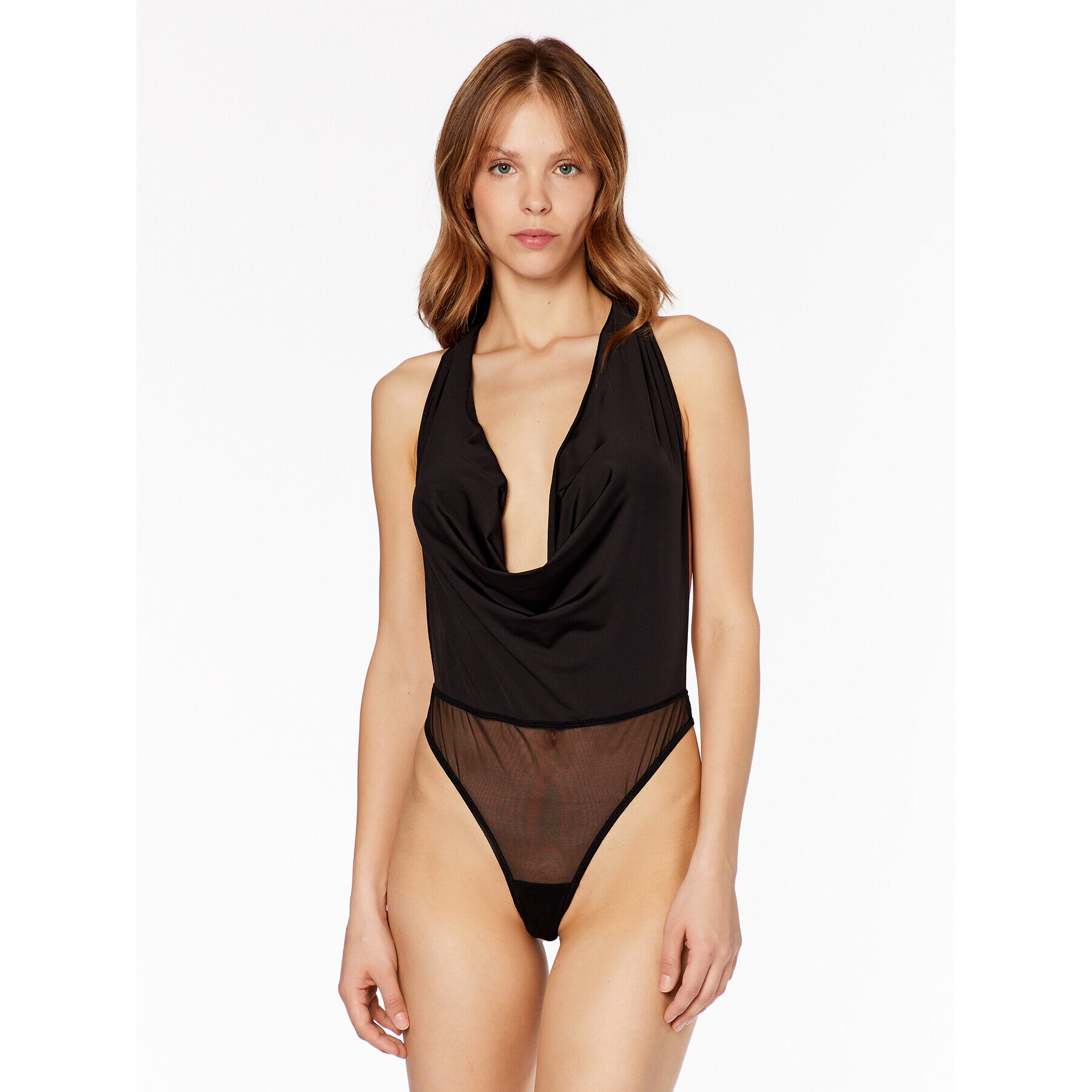Bluebella Боди Ocean 41904-BK Черен Slim Fit - Pepit.bg