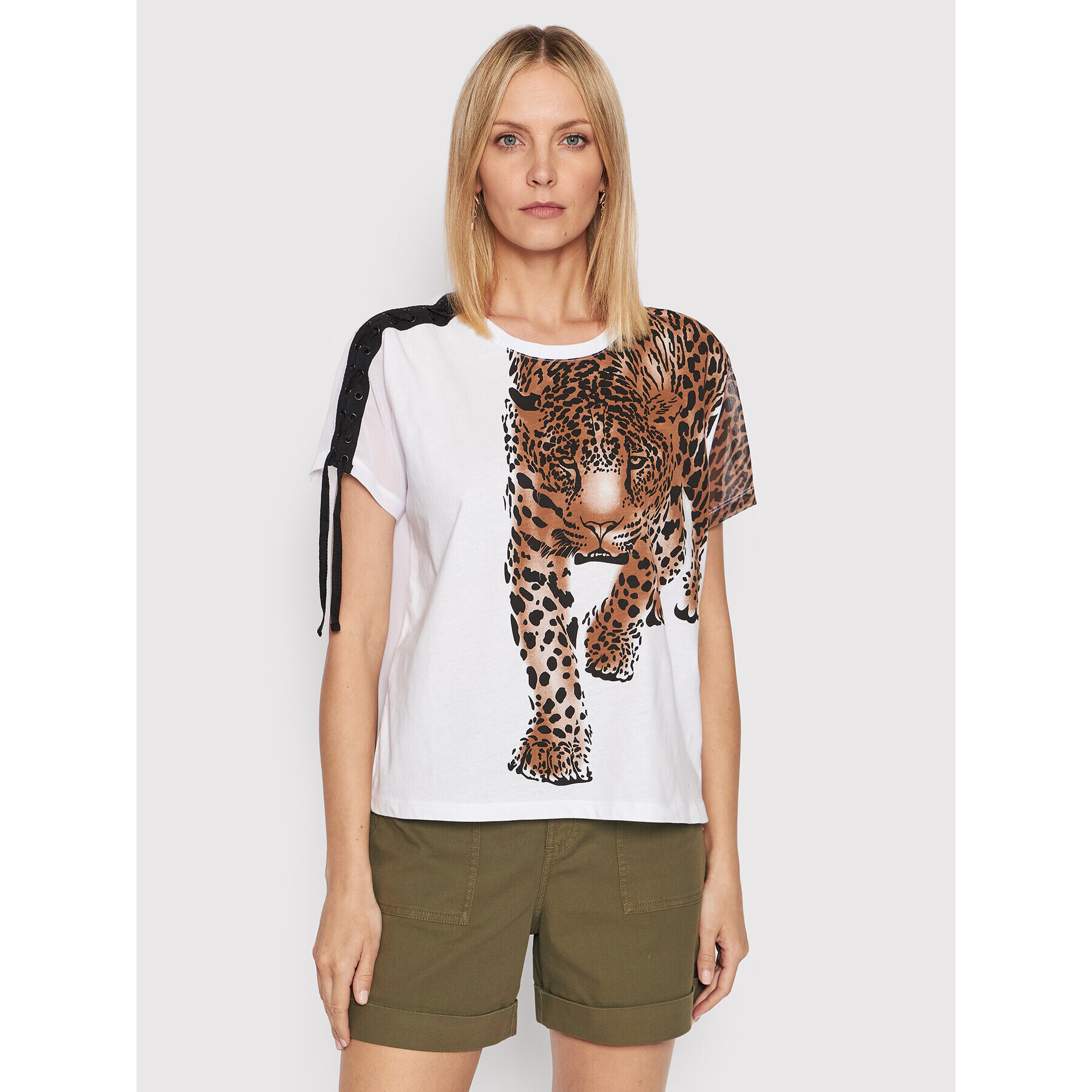 Blugirl Blumarine Блуза RA2235-J7236 Бял Regular Fit - Pepit.bg
