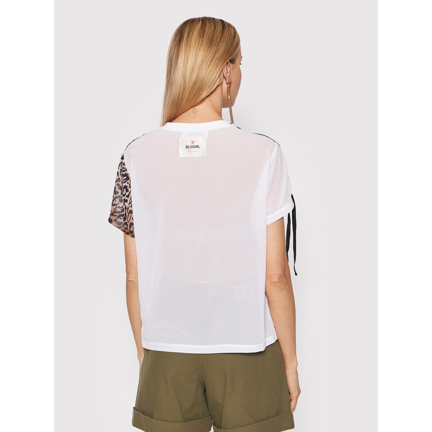 Blugirl Blumarine Блуза RA2235-J7236 Бял Regular Fit - Pepit.bg