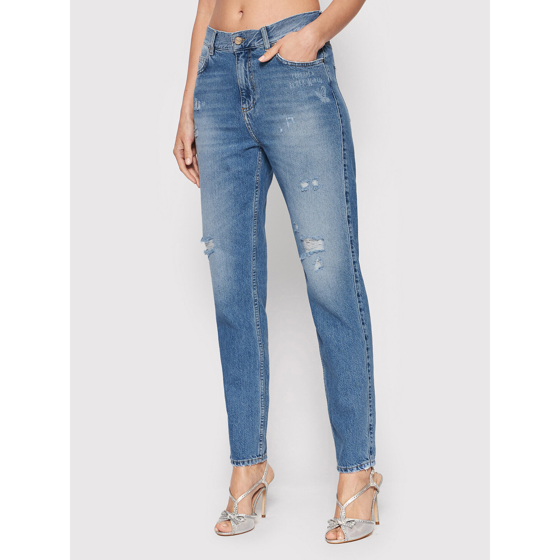 Blugirl Blumarine Дънки RA2065-D4732 Син Relaxed Fit - Pepit.bg