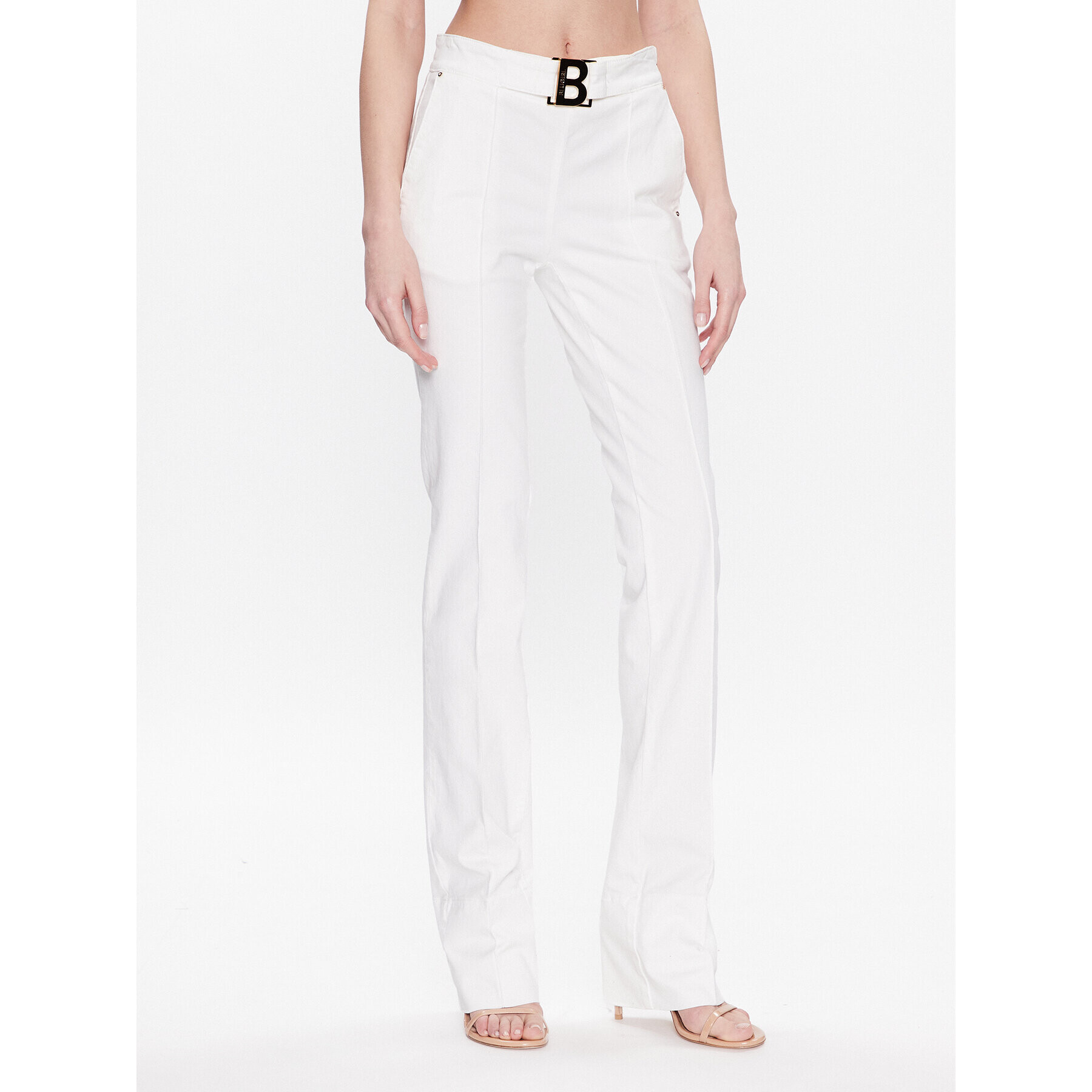 Blugirl Blumarine Дънки RA3142-T3546 Бял Straight Leg - Pepit.bg
