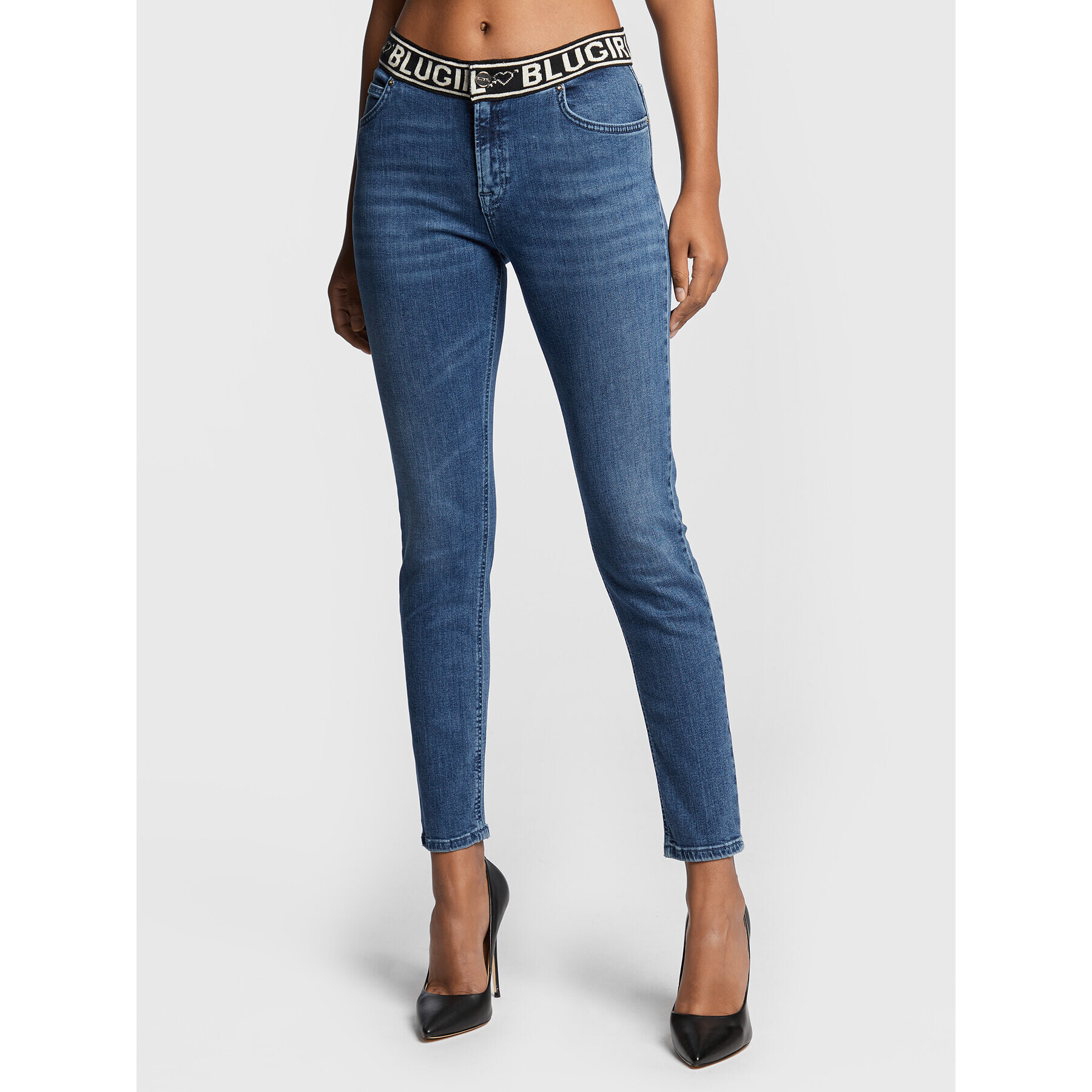 Blugirl Blumarine Дънки RF2092-D4418 Син Skinny Fit - Pepit.bg