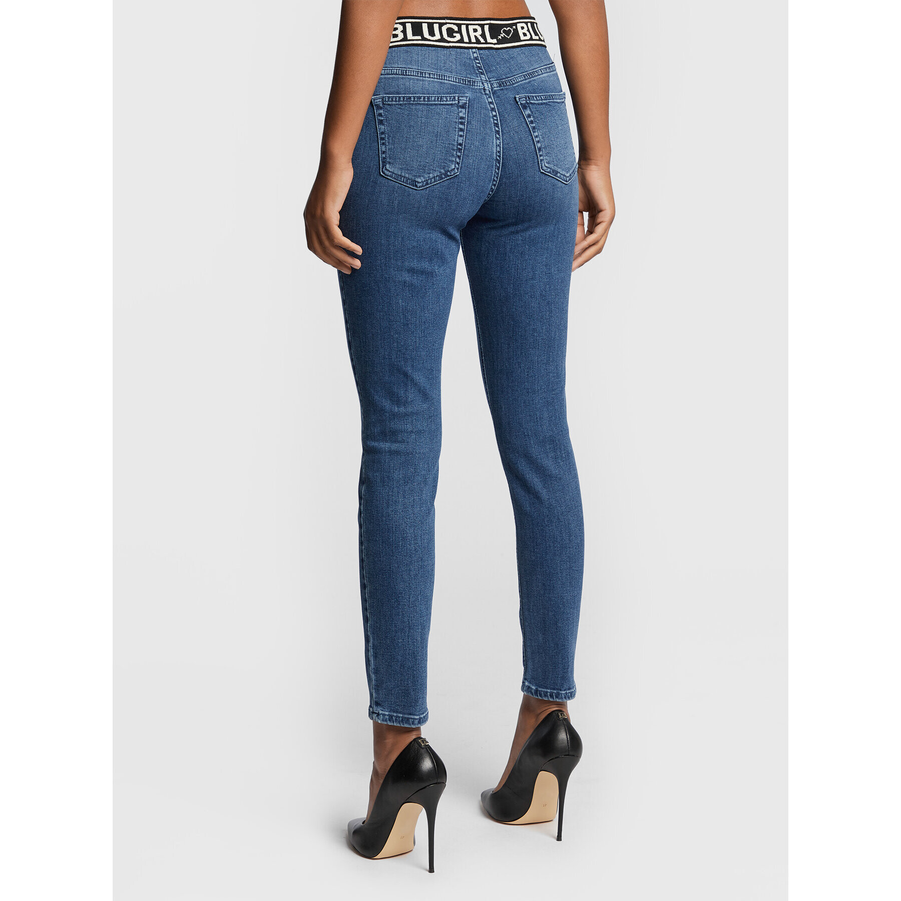 Blugirl Blumarine Дънки RF2092-D4418 Син Skinny Fit - Pepit.bg