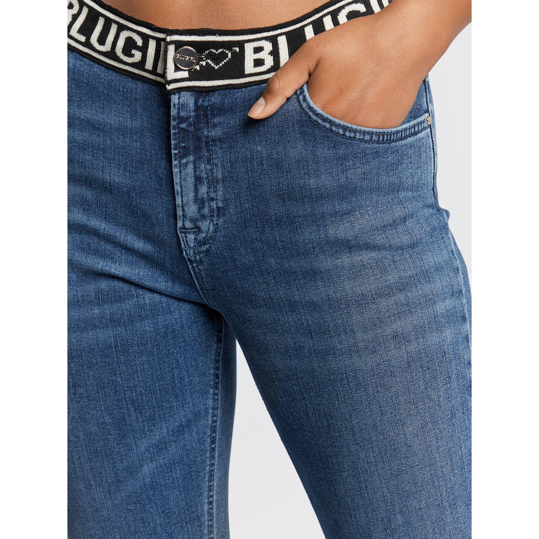 Blugirl Blumarine Дънки RF2092-D4418 Син Skinny Fit - Pepit.bg