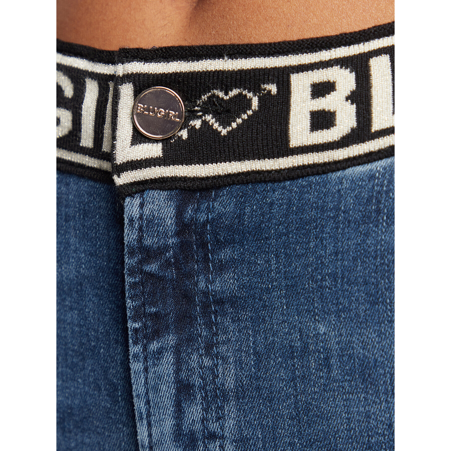 Blugirl Blumarine Дънки RF2092-D4418 Син Skinny Fit - Pepit.bg