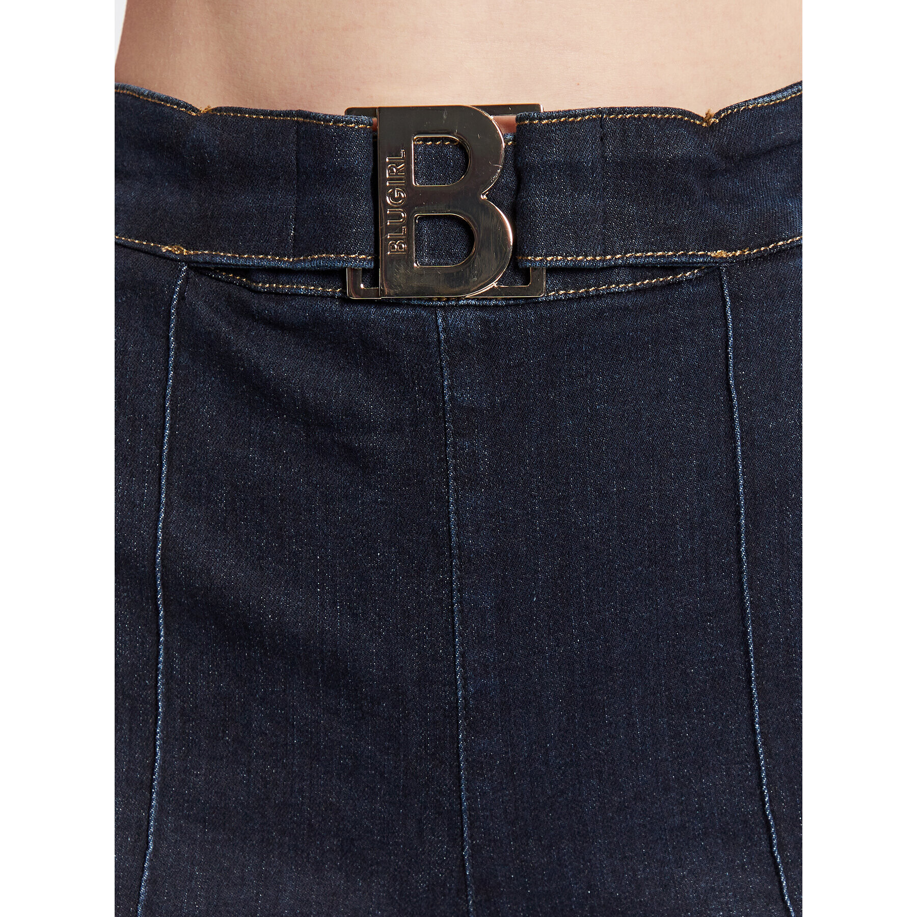 Blugirl Blumarine Дънки RF2101-D4448 Тъмносин Flare Fit - Pepit.bg