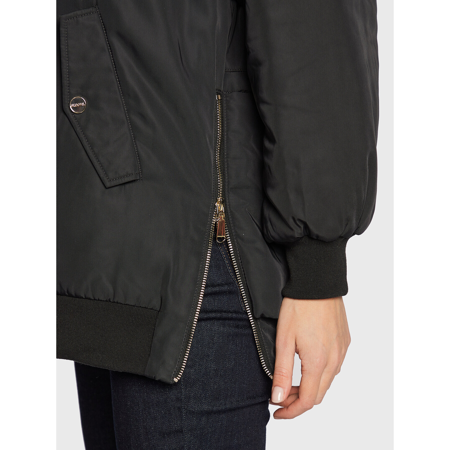 Blugirl Blumarine Яке бомбър RF2155-T3186 Черен Regular Fit - Pepit.bg