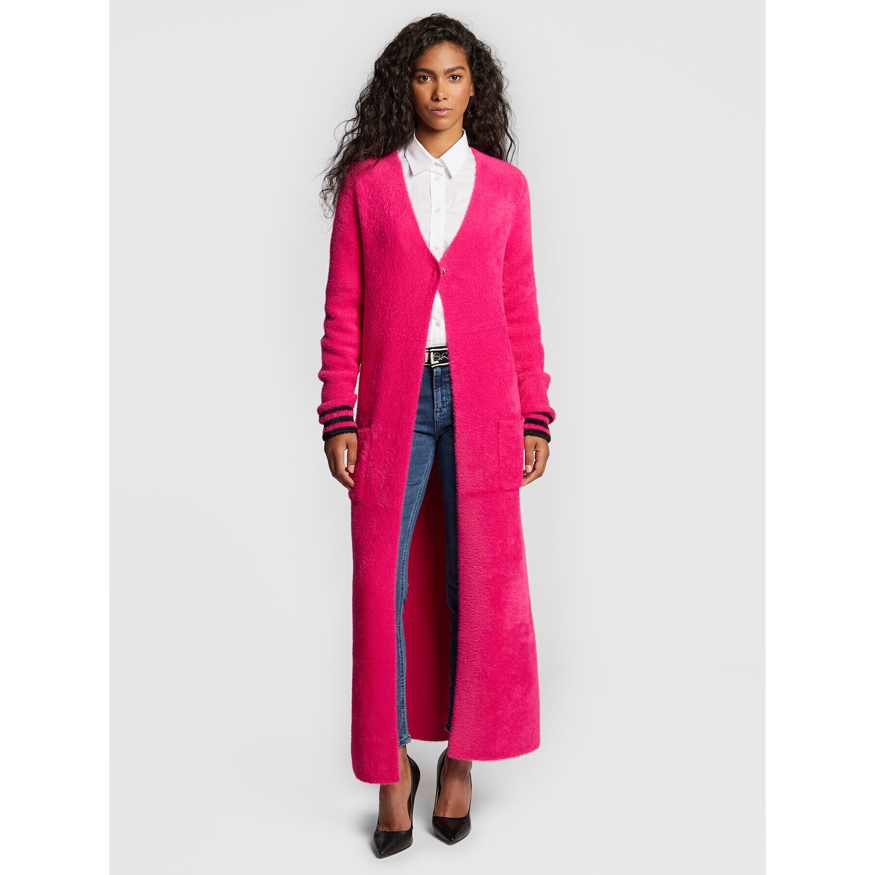 Blugirl Blumarine Кардиган RF2035-MA90M Розов Regular Fit - Pepit.bg