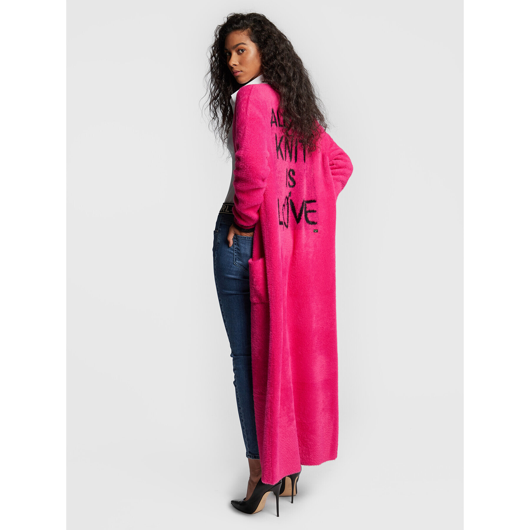 Blugirl Blumarine Кардиган RF2035-MA90M Розов Regular Fit - Pepit.bg