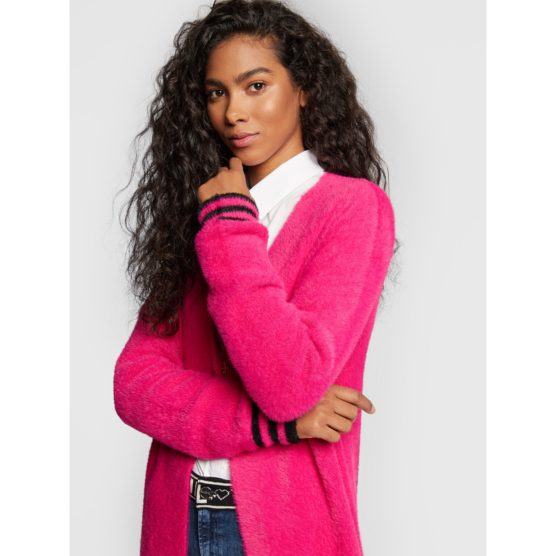Blugirl Blumarine Кардиган RF2035-MA90M Розов Regular Fit - Pepit.bg