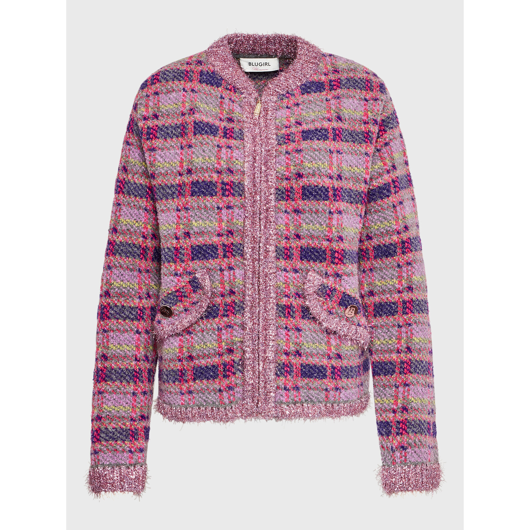 Blugirl Blumarine Кардиган RF2037-MA293 Виолетов Regular Fit - Pepit.bg