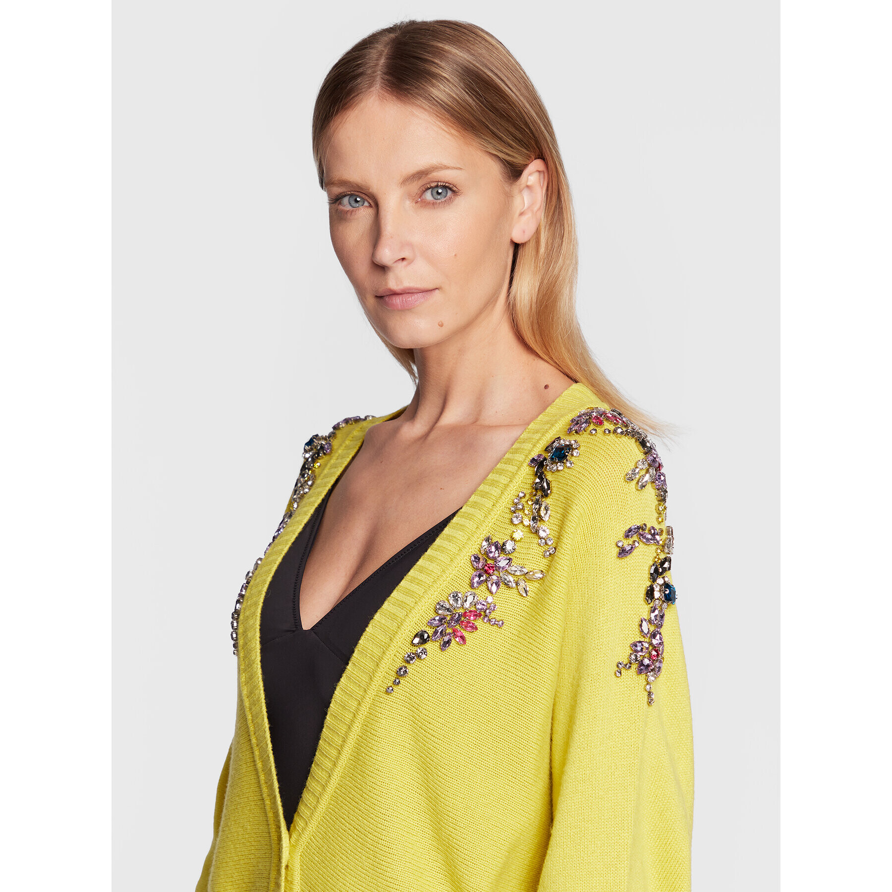 Blugirl Blumarine Кардиган RF2111-MA19N Жълт Regular Fit - Pepit.bg