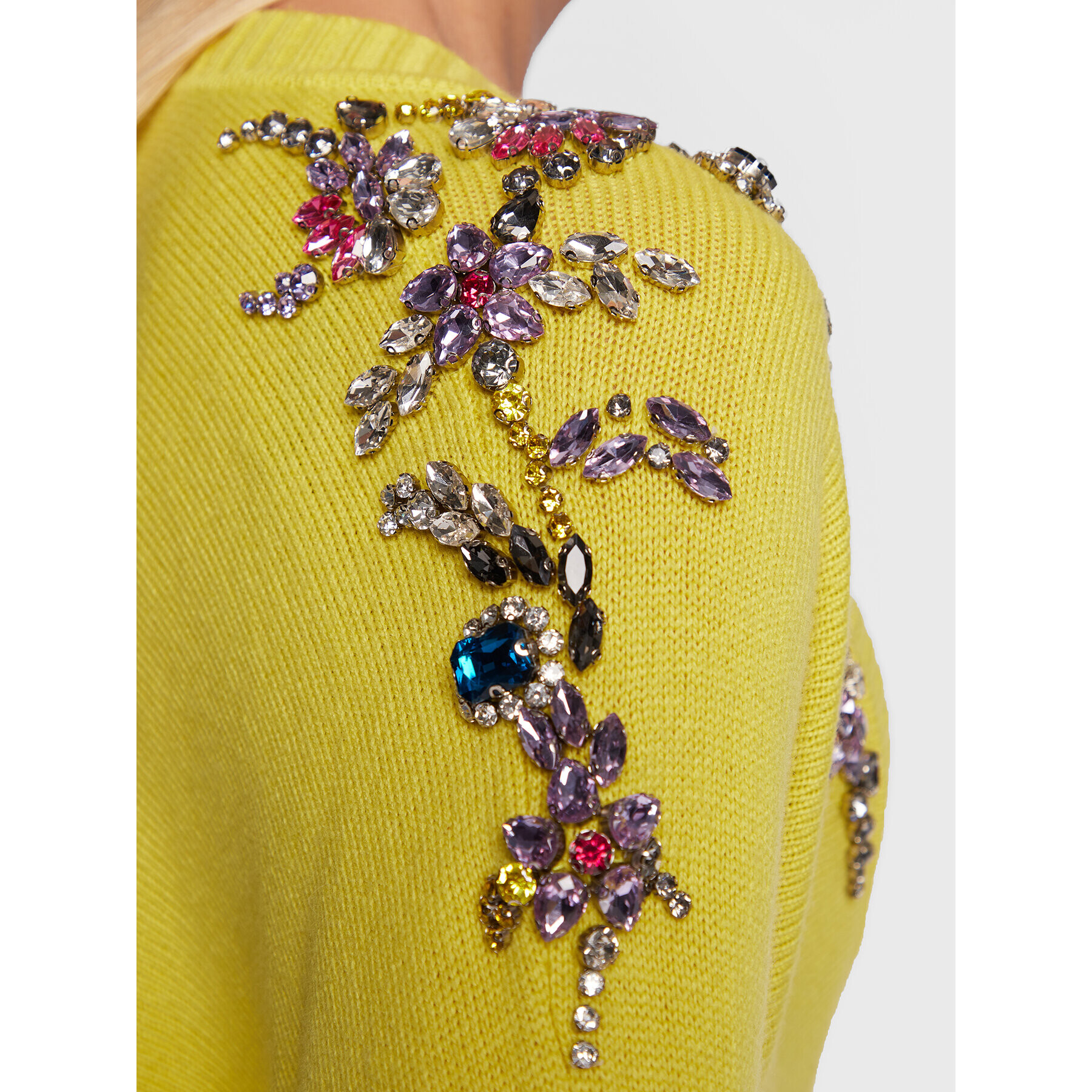 Blugirl Blumarine Кардиган RF2111-MA19N Жълт Regular Fit - Pepit.bg