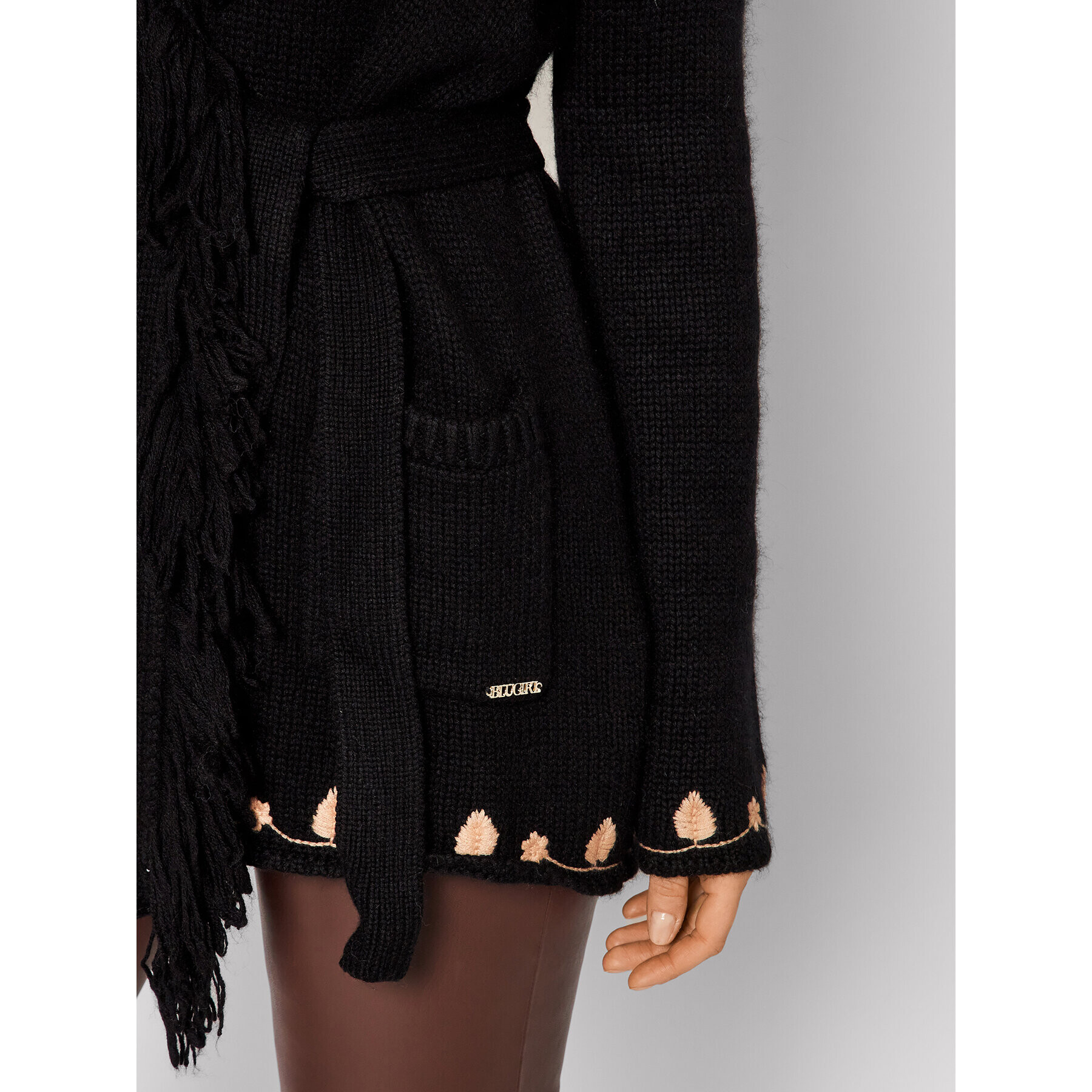 Blugirl Blumarine Кардиган RH1076-MA87L Черен Regular Fit - Pepit.bg