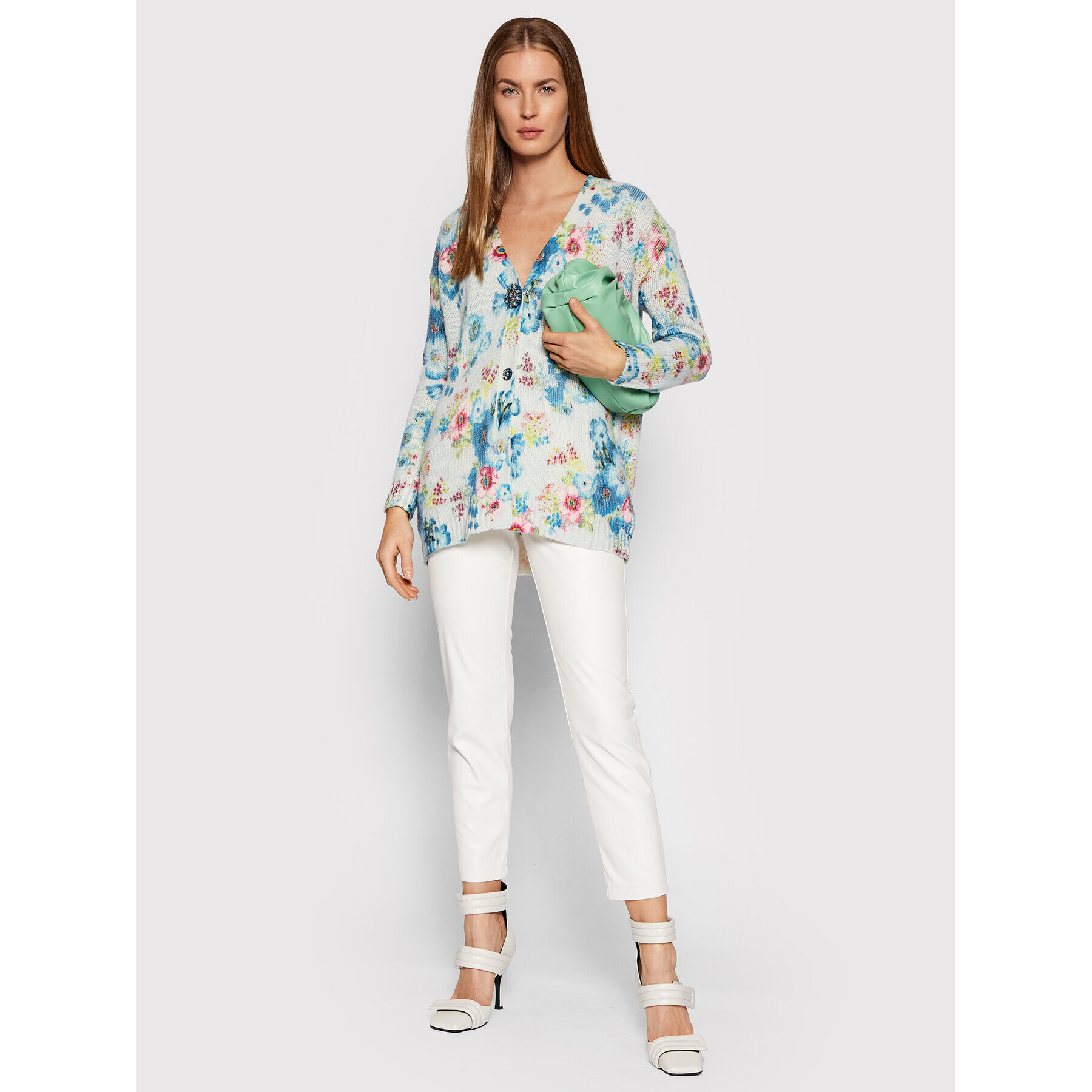 Blugirl Blumarine Кардиган RH1104-MAB00 Син Regular Fit - Pepit.bg