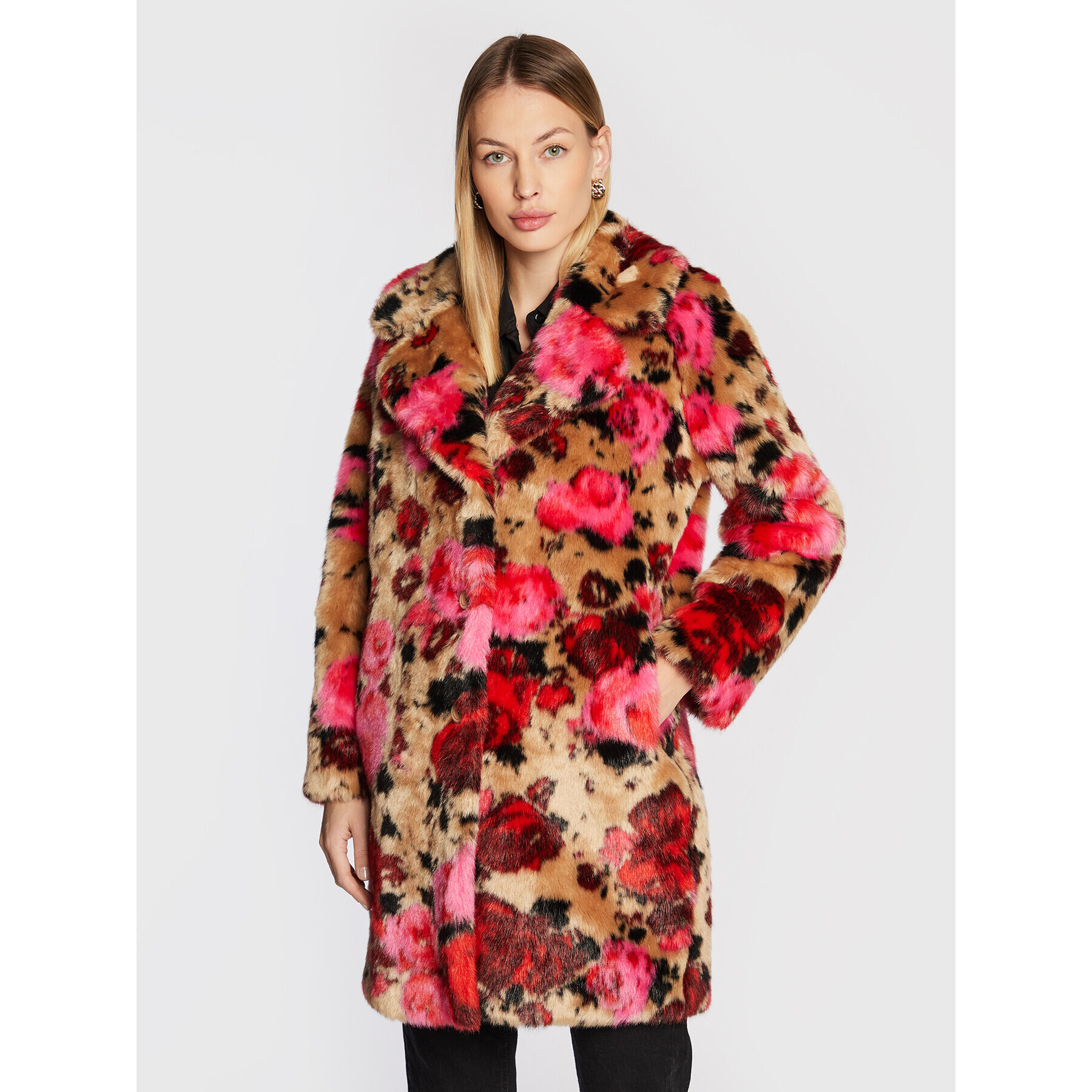 Blugirl Blumarine Кожено палто RF2052-E0813 Цветен Regular Fit - Pepit.bg