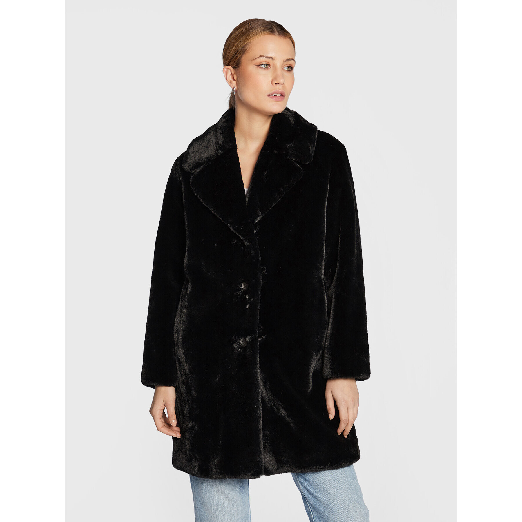 Blugirl Blumarine Кожено палто RF2081-E0821 Черен Regular Fit - Pepit.bg