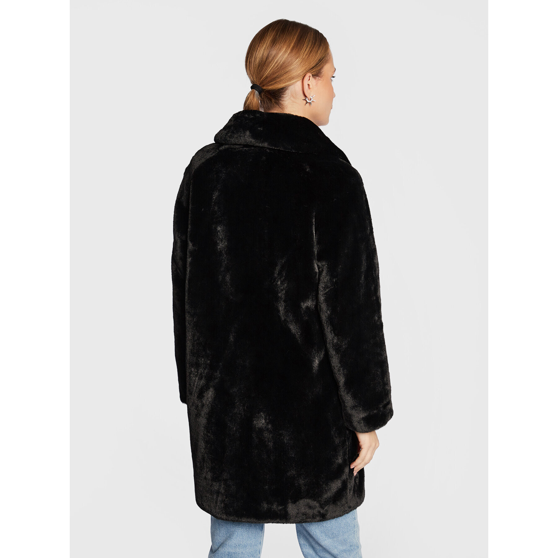 Blugirl Blumarine Кожено палто RF2081-E0821 Черен Regular Fit - Pepit.bg