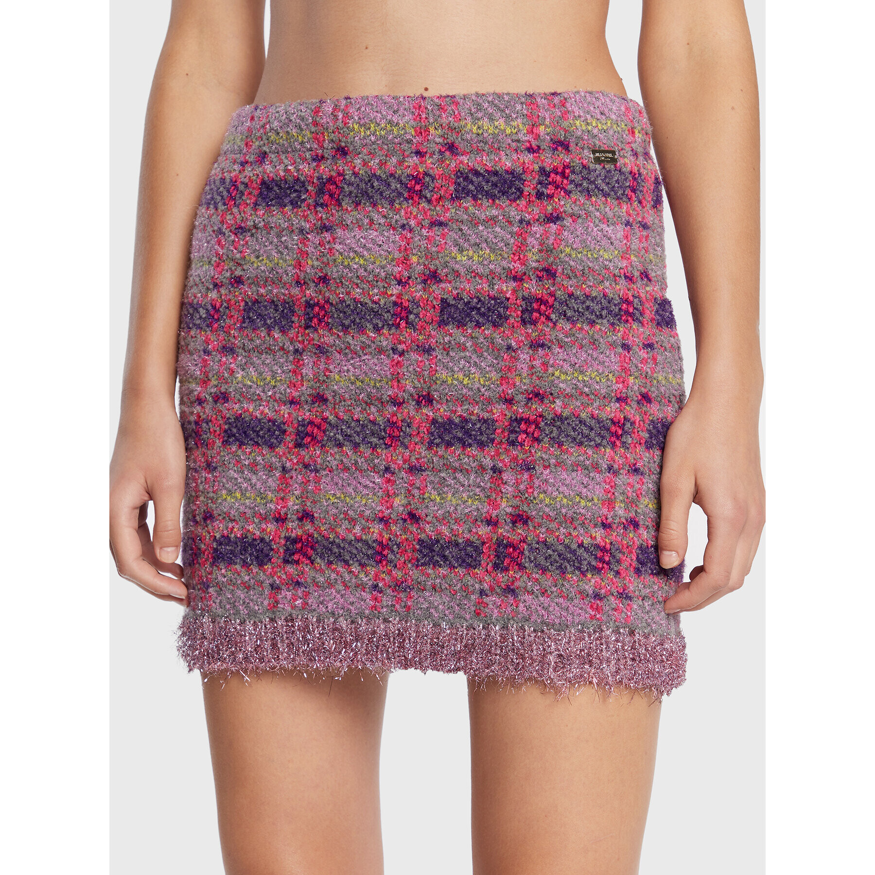 Blugirl Blumarine Мини пола RF2038-MA293 Виолетов Regular Fit - Pepit.bg
