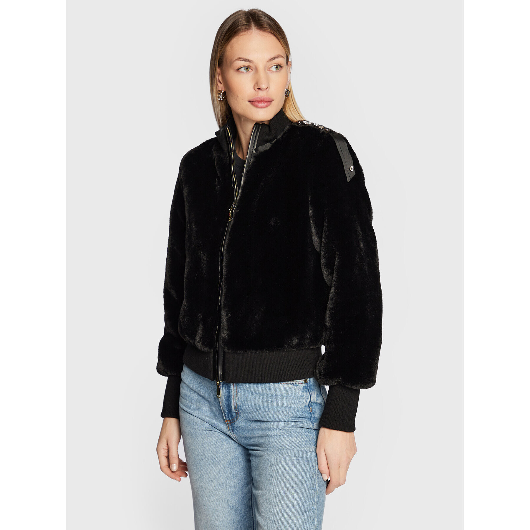 Blugirl Blumarine Преходно яке RF2051-E0821 Черен Regular Fit - Pepit.bg