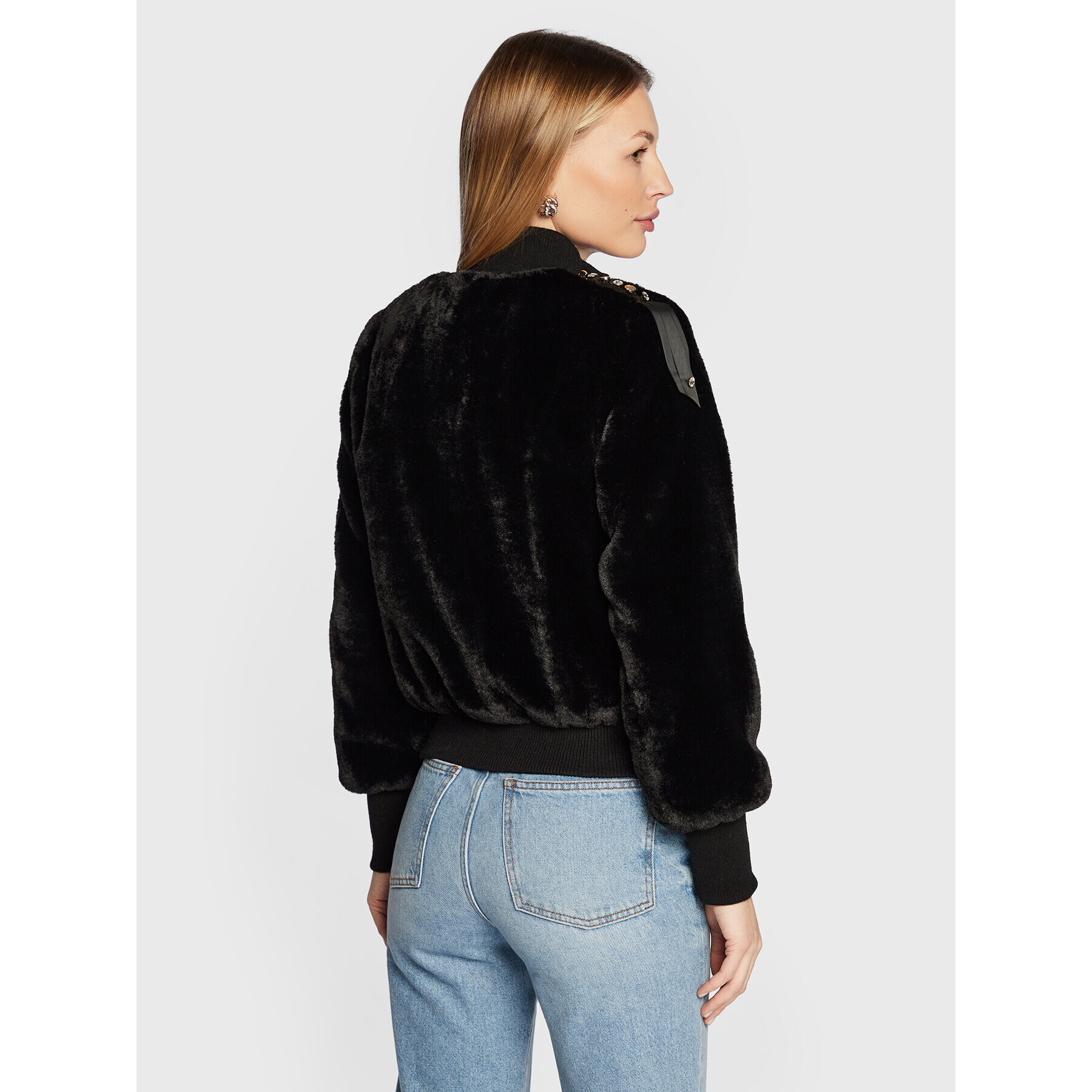 Blugirl Blumarine Преходно яке RF2051-E0821 Черен Regular Fit - Pepit.bg
