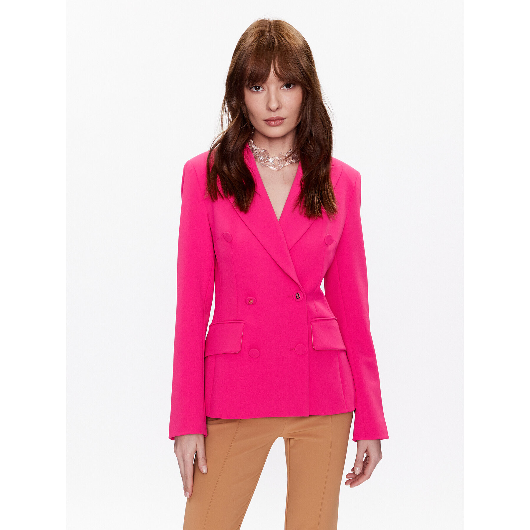 Blugirl Blumarine Сако RA3112-T3191 Розов Regular Fit - Pepit.bg