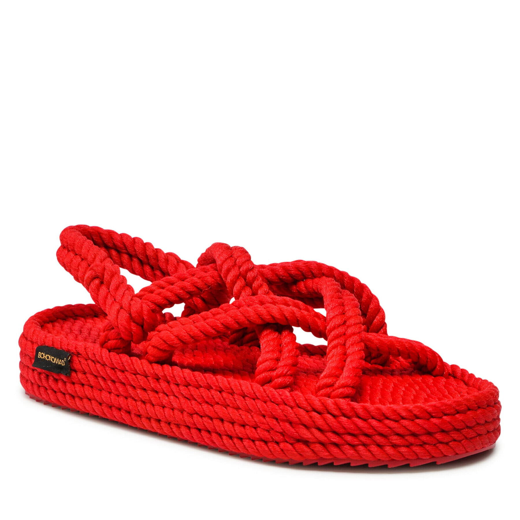 Bohonomad Сандали Bodrum Platform Sandal BOD.0015.PRS Червен - Pepit.bg