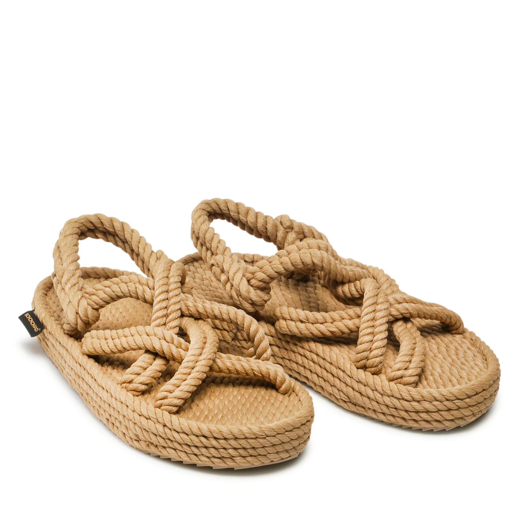 Bohonomad Сандали Bodrum Platform Sandal BOD.0012.PRS Бежов - Pepit.bg