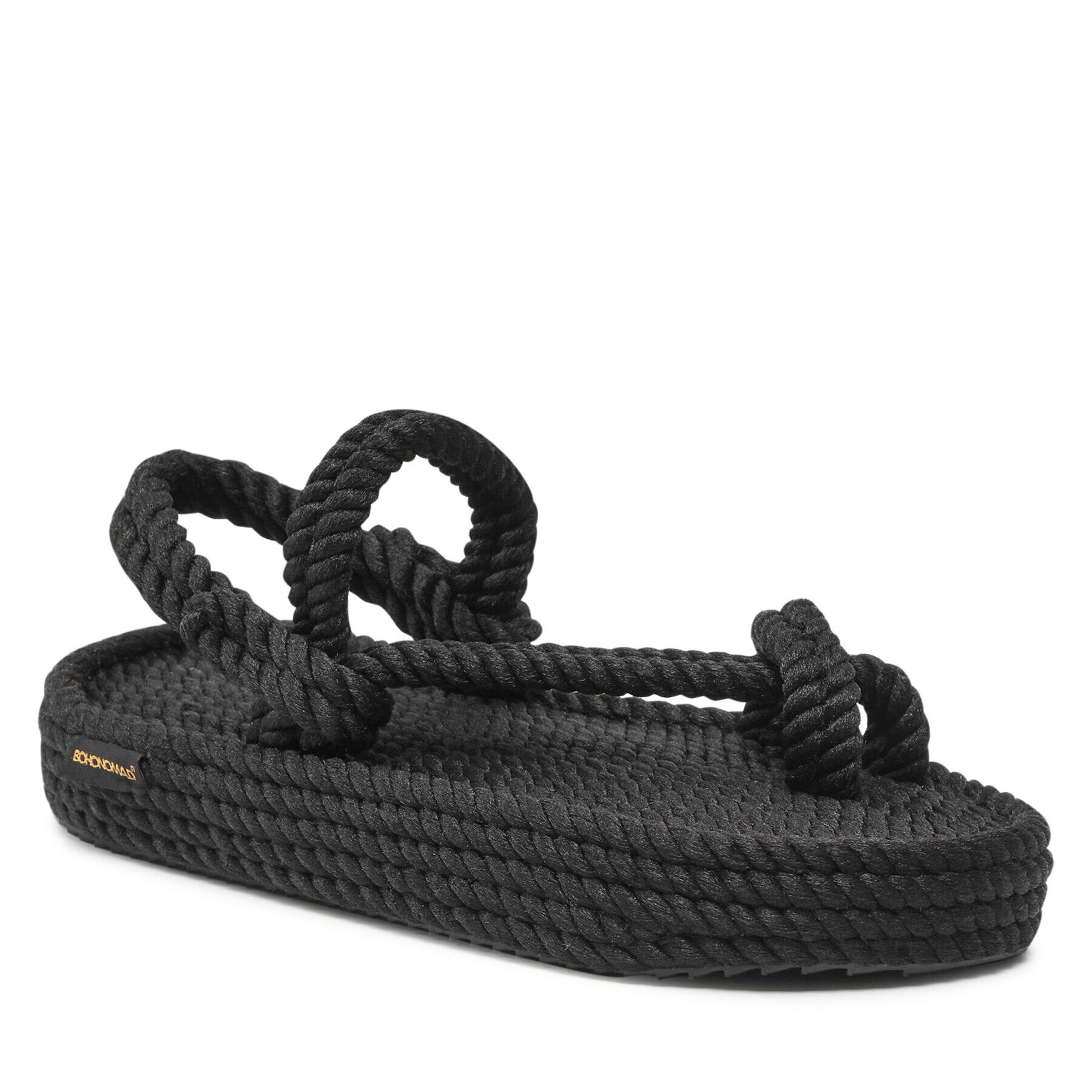 Bohonomad Сандали Hawaii Platform Sandal HAW.0020.PRS Черен - Pepit.bg