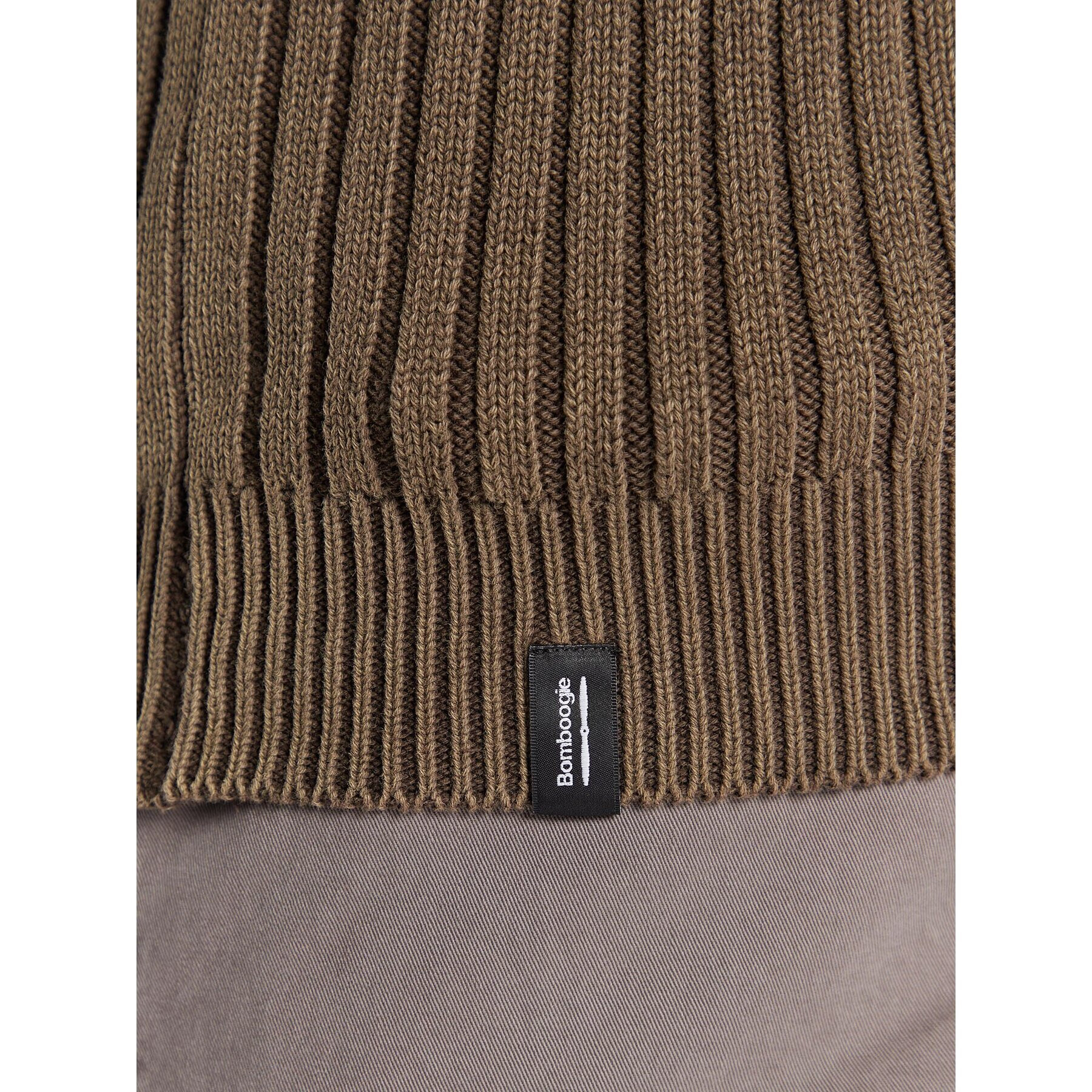 Bomboogie Поло MM-7596-T-ZT11 Кафяв Regular Fit - Pepit.bg