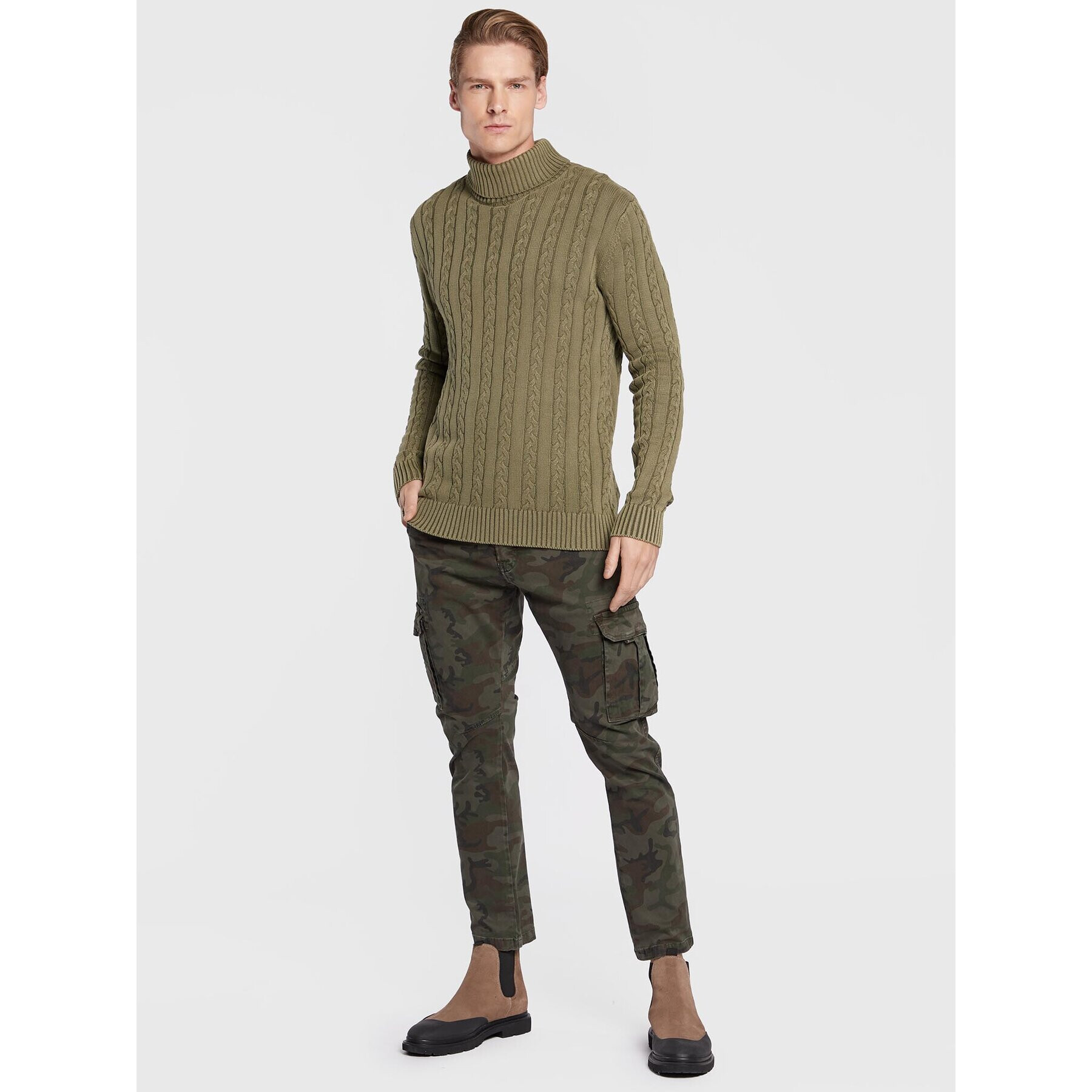 Bomboogie Поло MM-7639-T-ZT10 Зелен Regular Fit - Pepit.bg