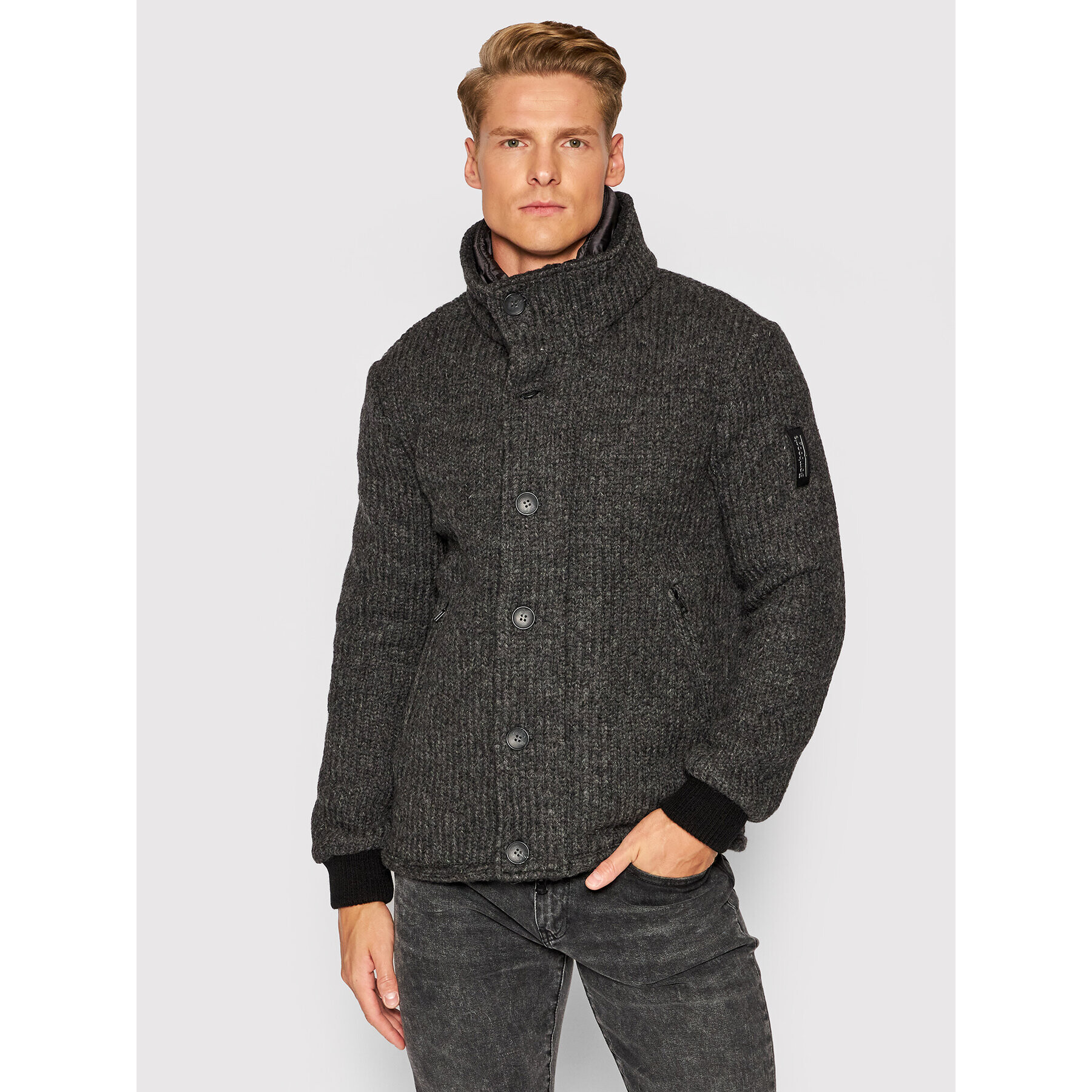 Bomboogie Преходно яке JM 7239 T WRB Сив Regular Fit - Pepit.bg
