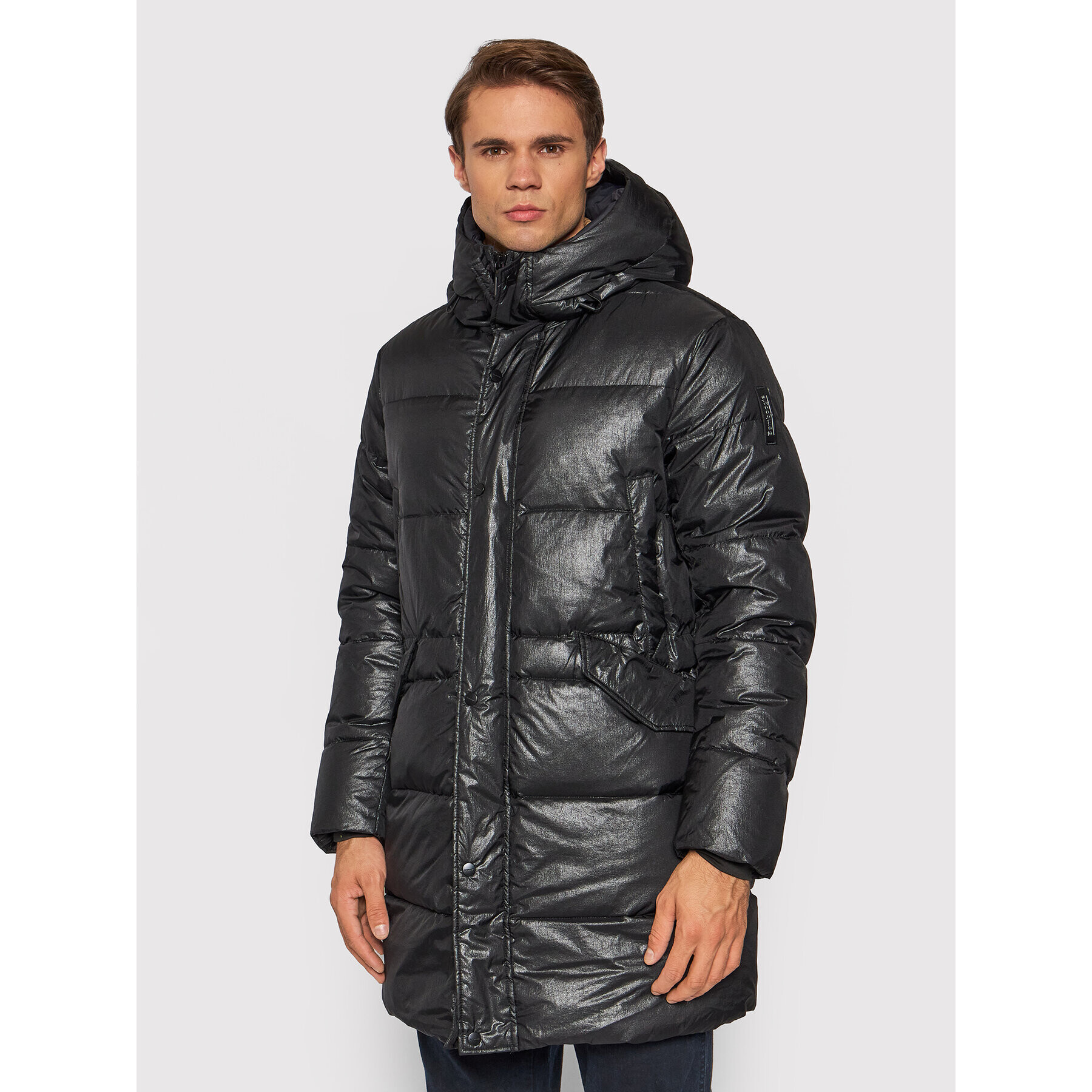 Bomboogie Пухено яке CM 7082 T MTL Черен Regular Fit - Pepit.bg