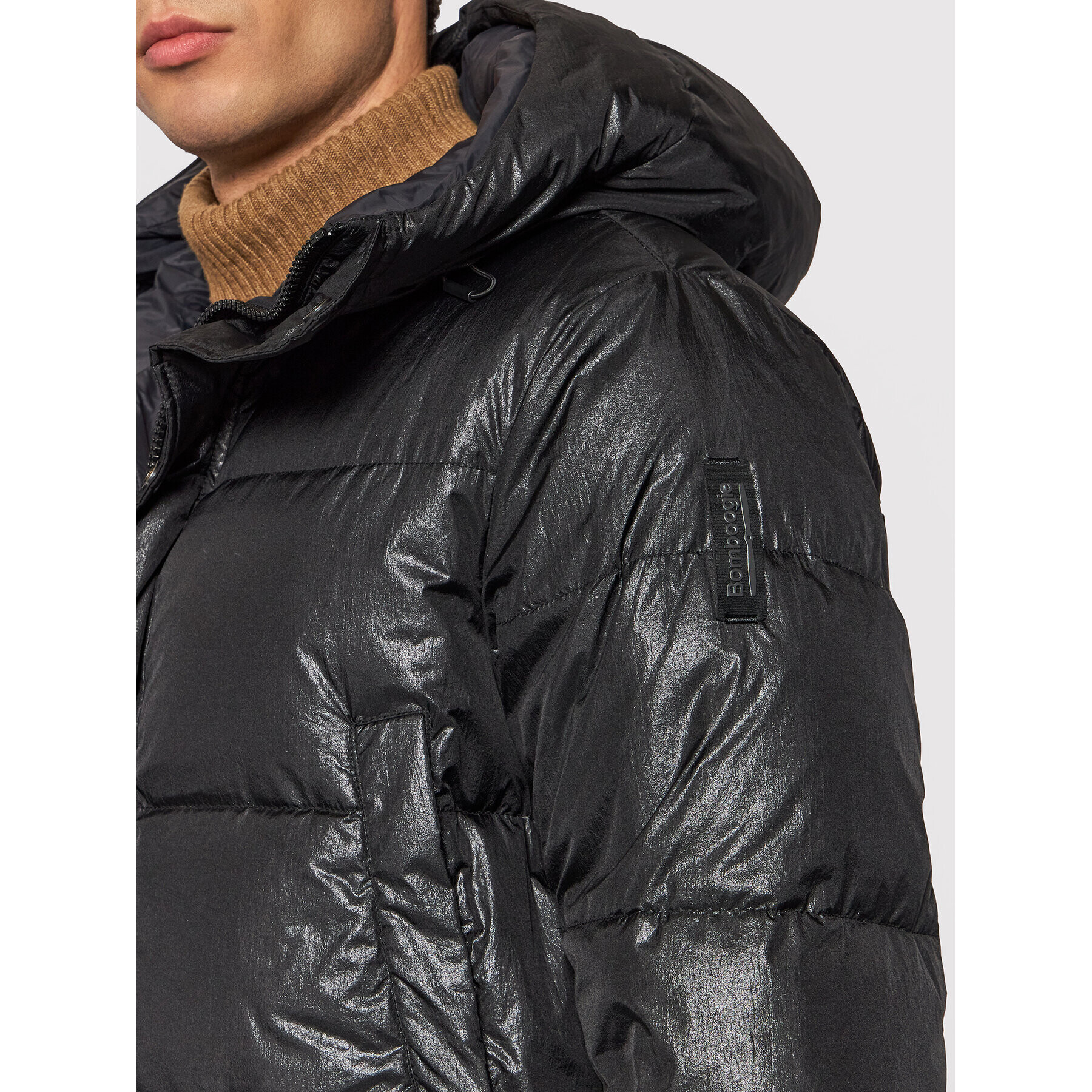 Bomboogie Пухено яке CM 7082 T MTL Черен Regular Fit - Pepit.bg