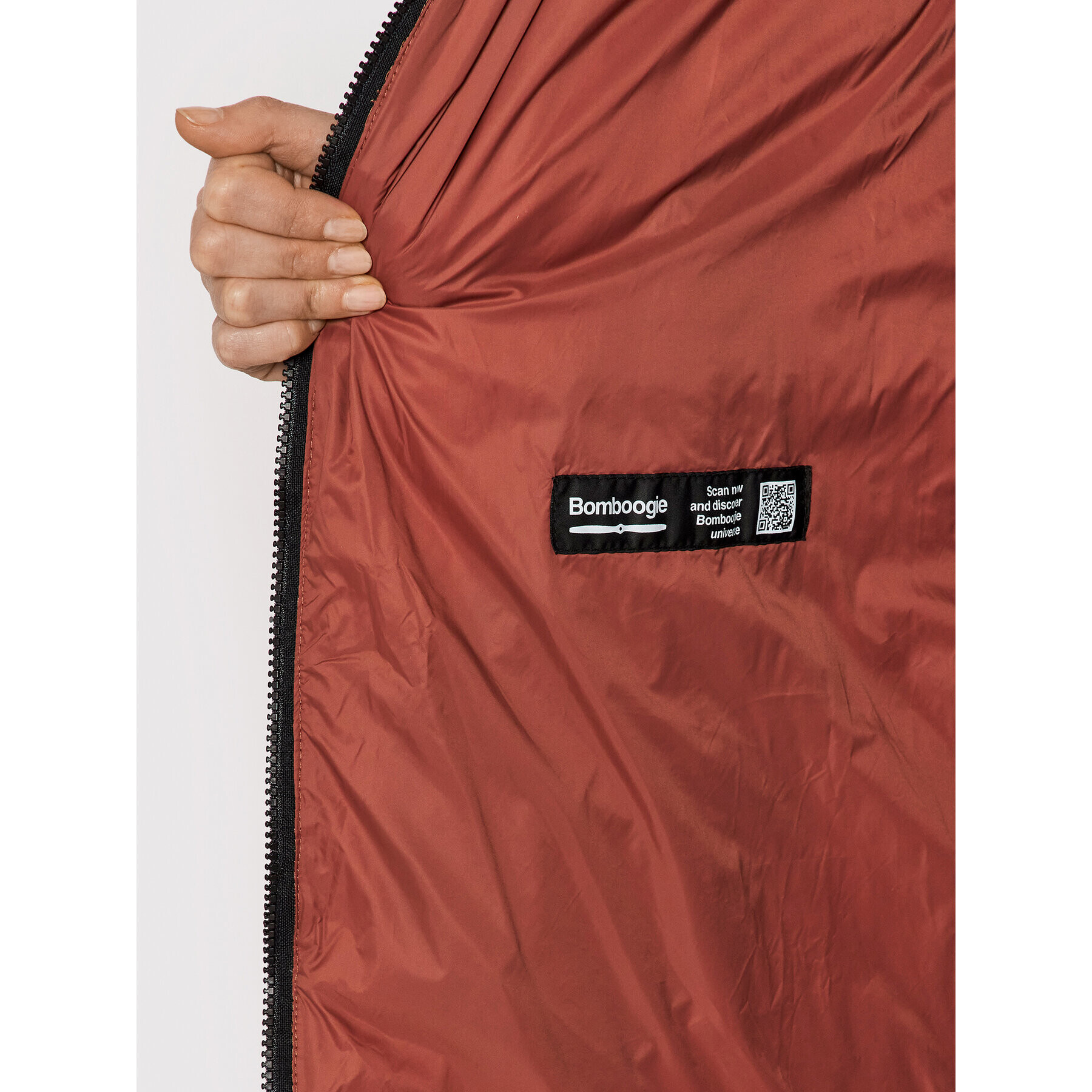 Bomboogie Пухено яке CW 6630 T DLC Кафяв Regular Fit - Pepit.bg