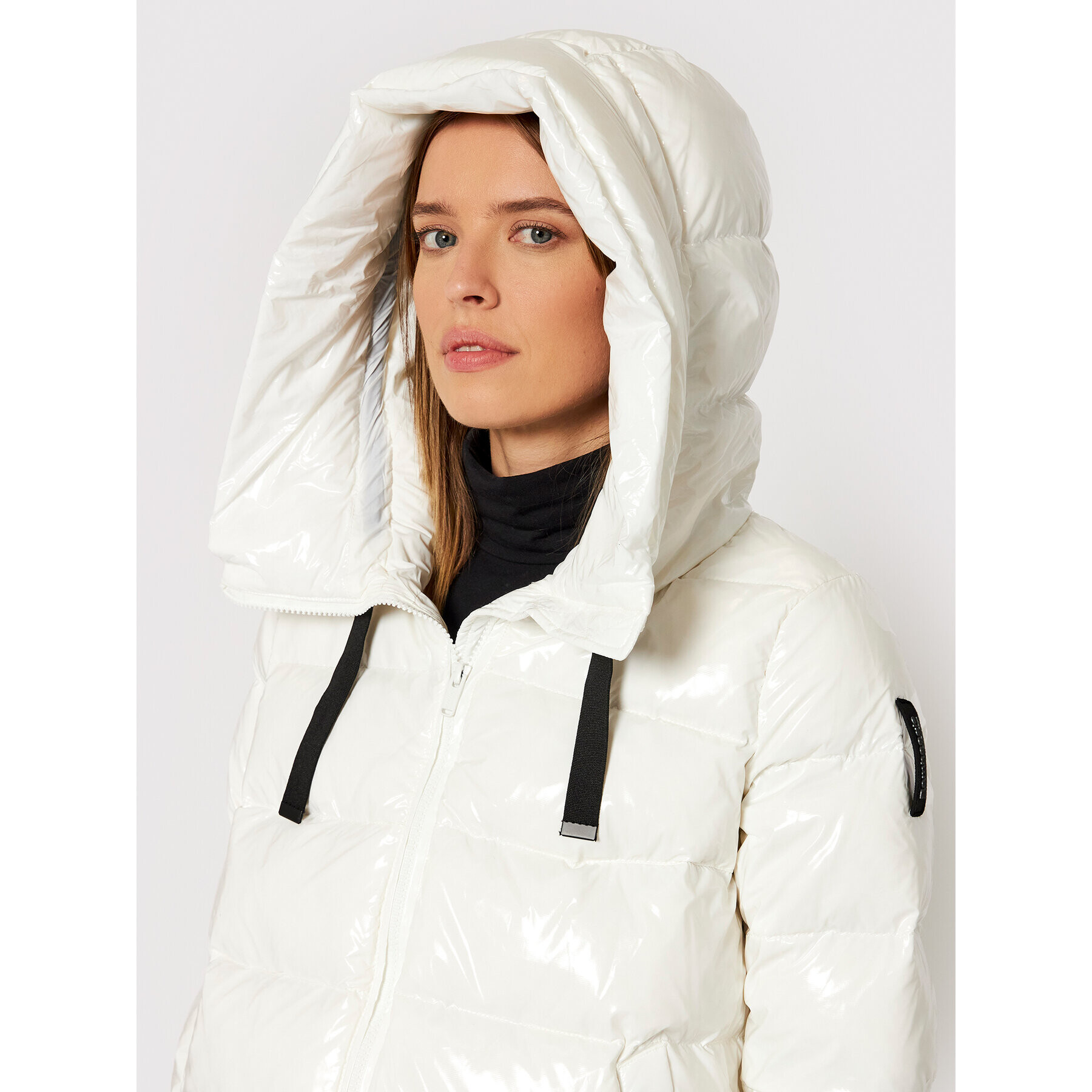 Bomboogie Пухено яке GW 6012 T CRT Бял Regular Fit - Pepit.bg