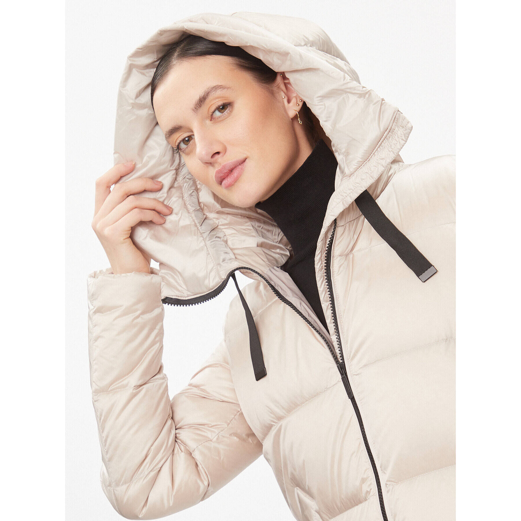 Bomboogie Пухено яке CW 6630 T DLC3 Екрю Regular Fit - Pepit.bg