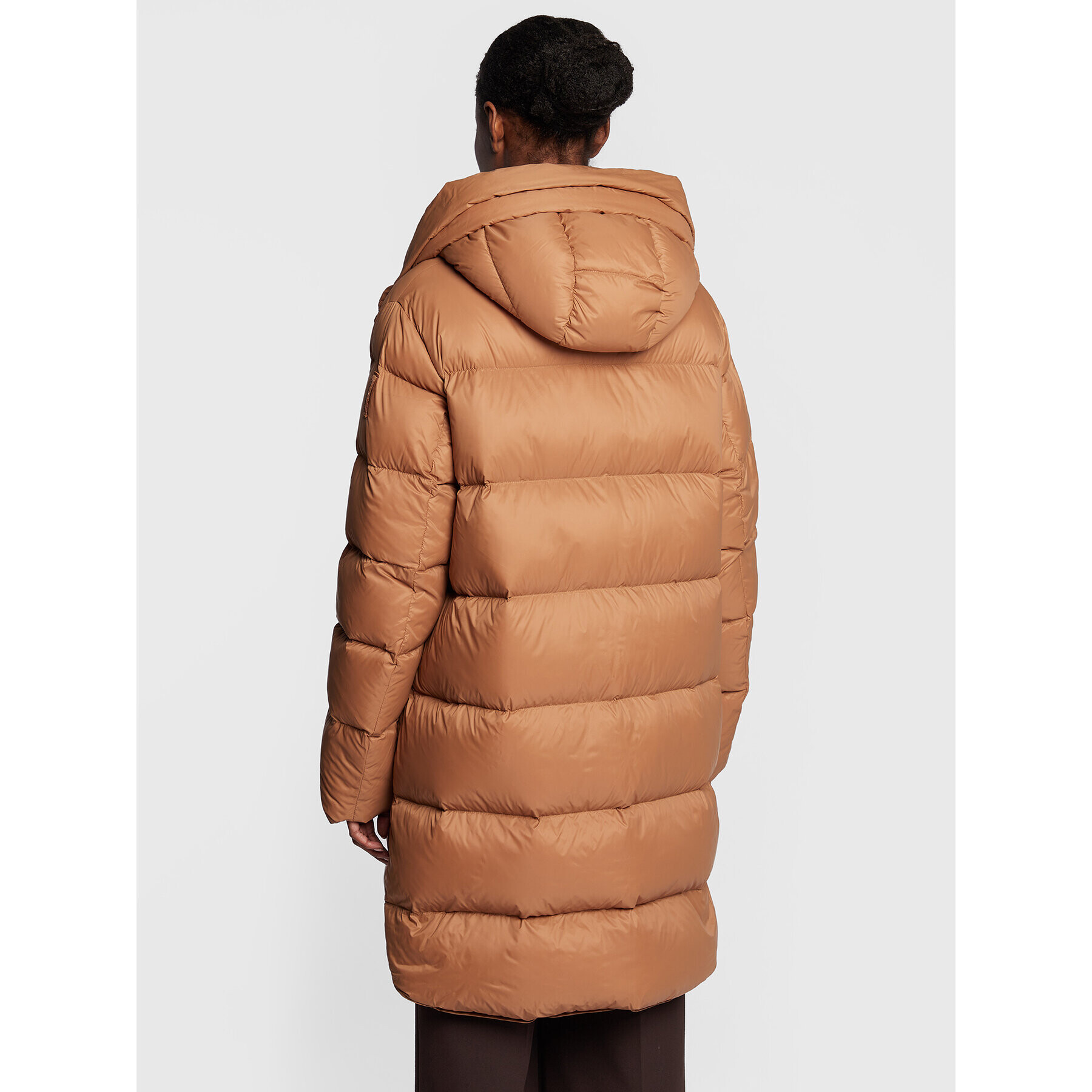 Bomboogie Пухено яке CW 6630 T MNA Бежов Oversize - Pepit.bg