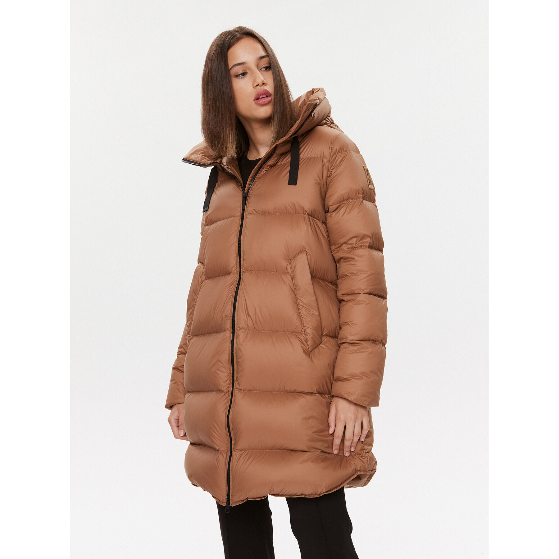 Bomboogie Пухено яке CW 6630 T MNA3 Кафяв Regular Fit - Pepit.bg
