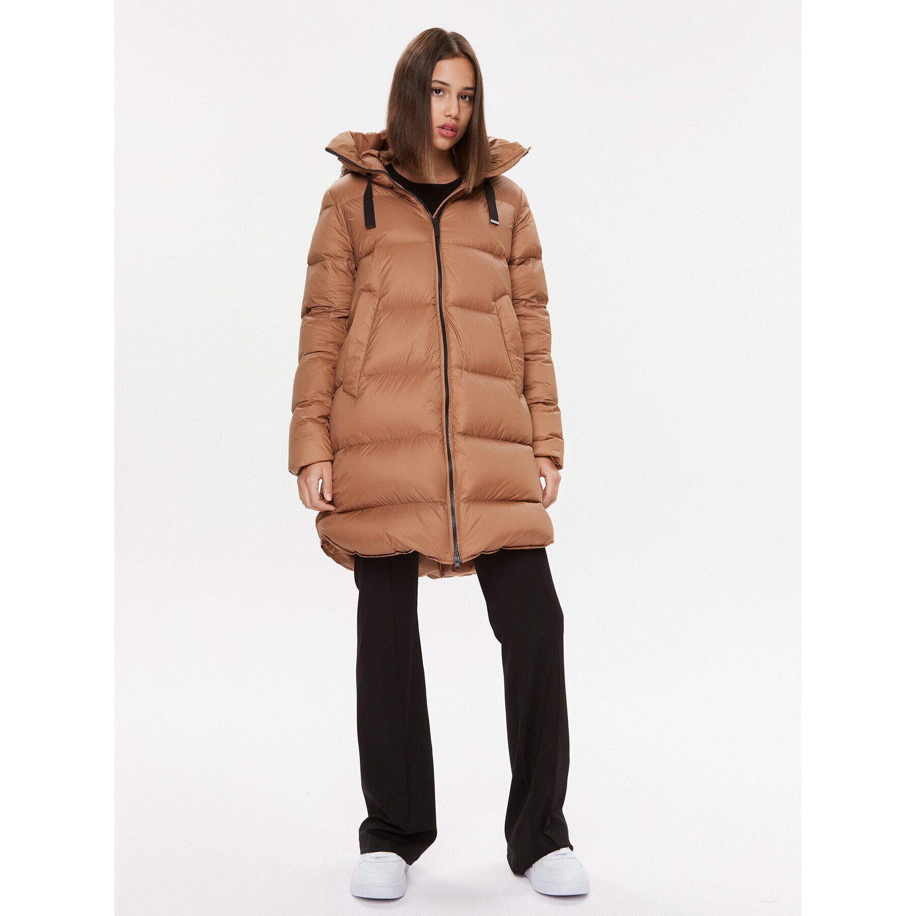 Bomboogie Пухено яке CW 6630 T MNA3 Кафяв Regular Fit - Pepit.bg