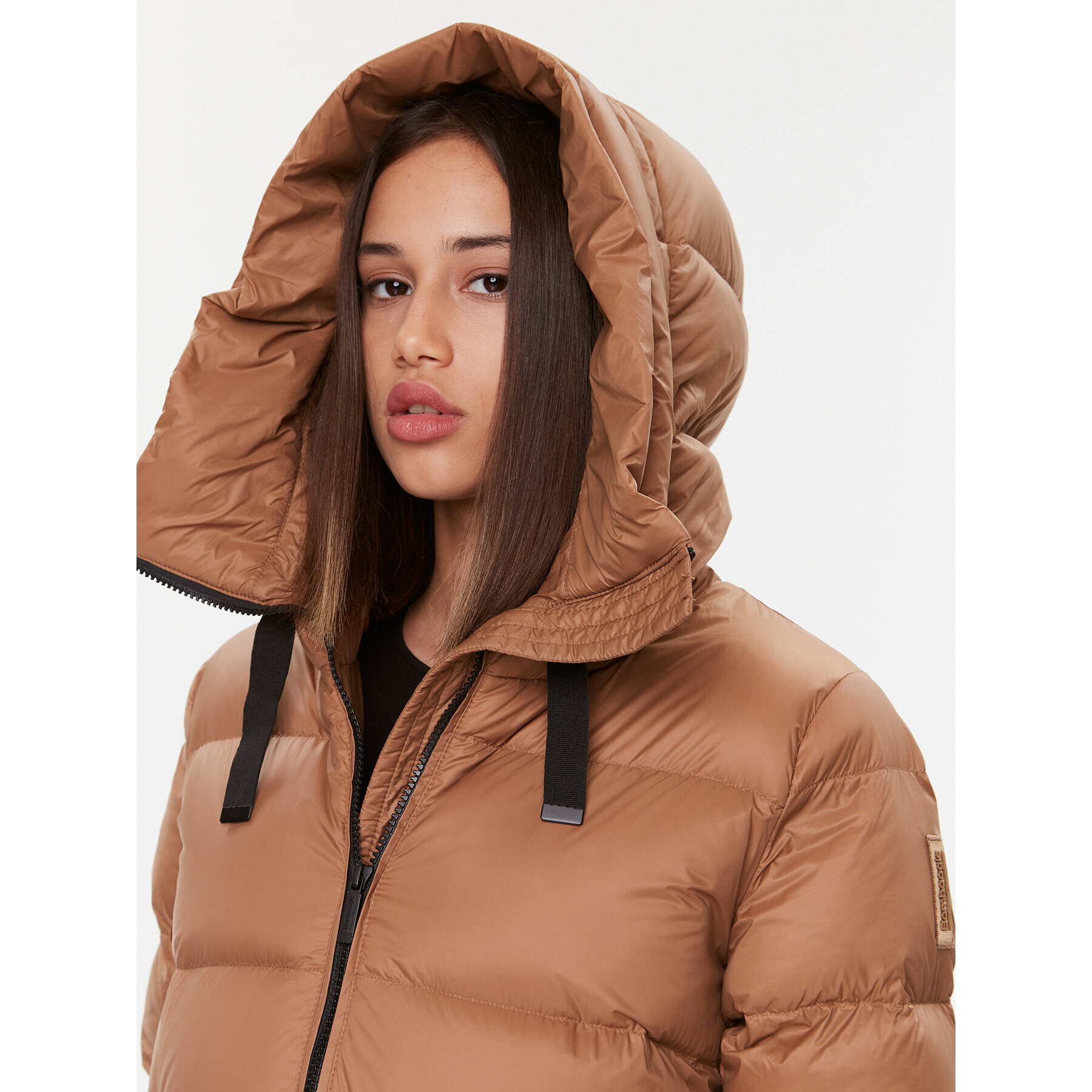 Bomboogie Пухено яке CW 6630 T MNA3 Кафяв Regular Fit - Pepit.bg